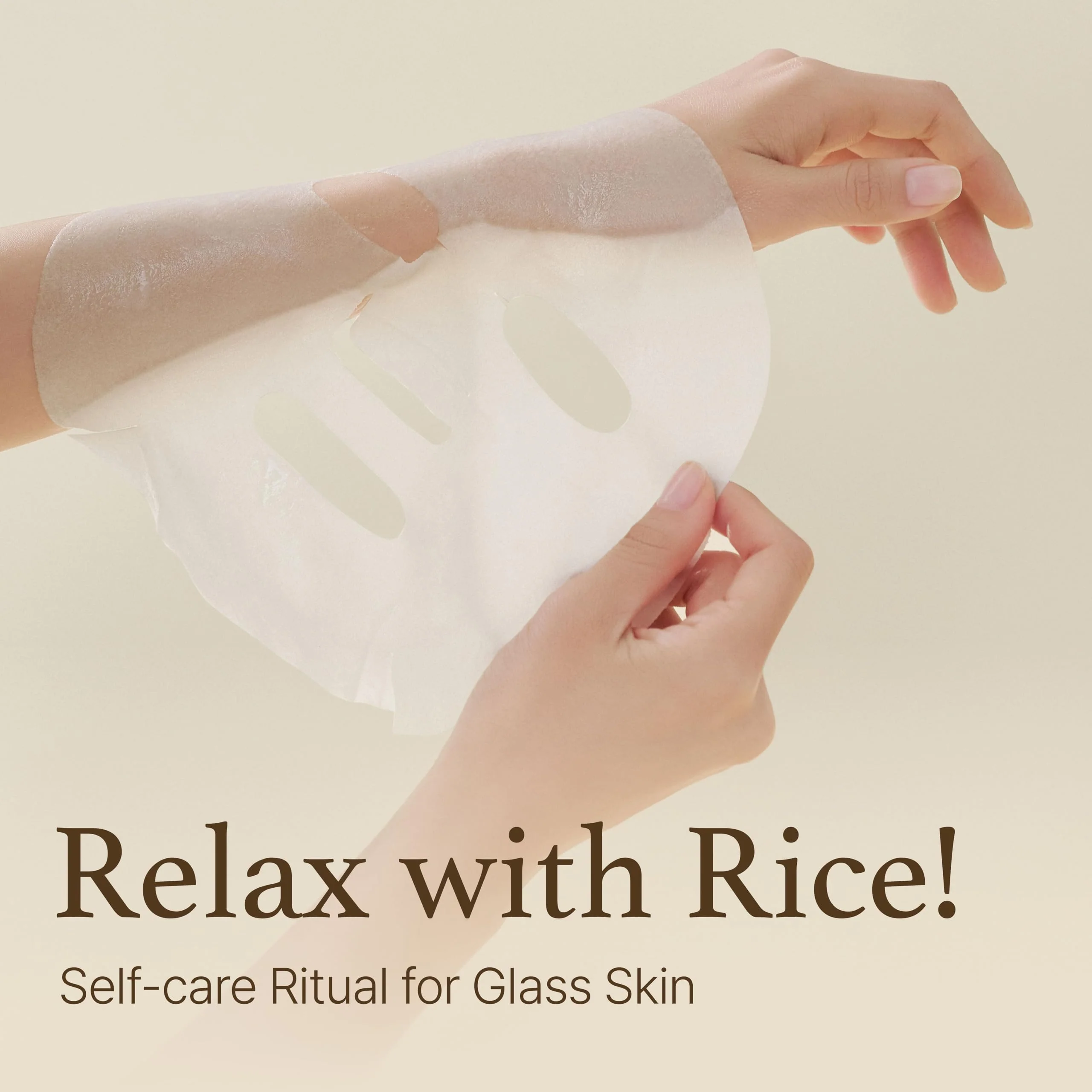 I'm from Rice Sheet Mask Pack of 5, Korean Rice Face Mask, Creamy Hydration for Dry, Combination Skin, Moist, Milky Essence, Biodegradable, Vegan, Hypoallergenic, 20ml - Image 6