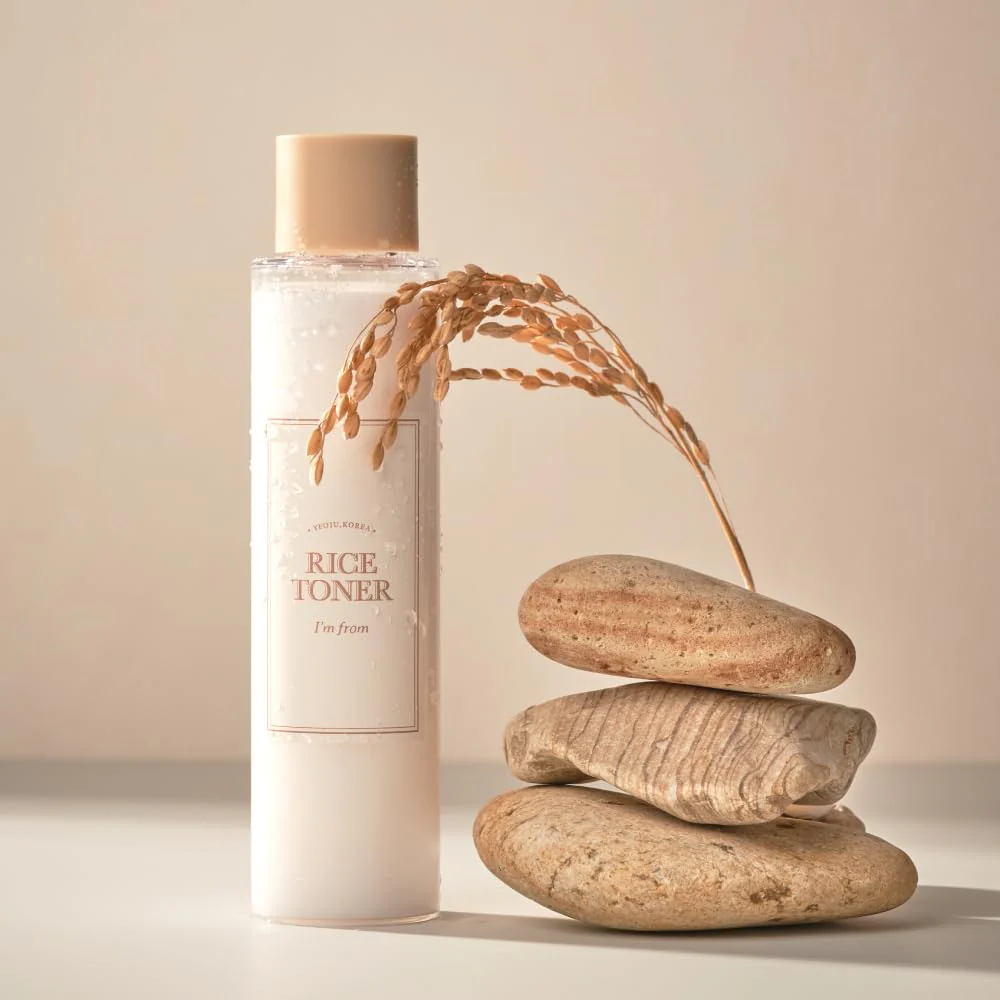 I'm from Rice Toner, Milky Toner for Glowing Skin, Korean Rice, Glow Essence with Niacinamide, Hydrating for Dry, Dull, Combination Skin, Vegan, Fragrance Free, Glass Skin 5.07 Fl Oz - Image 2