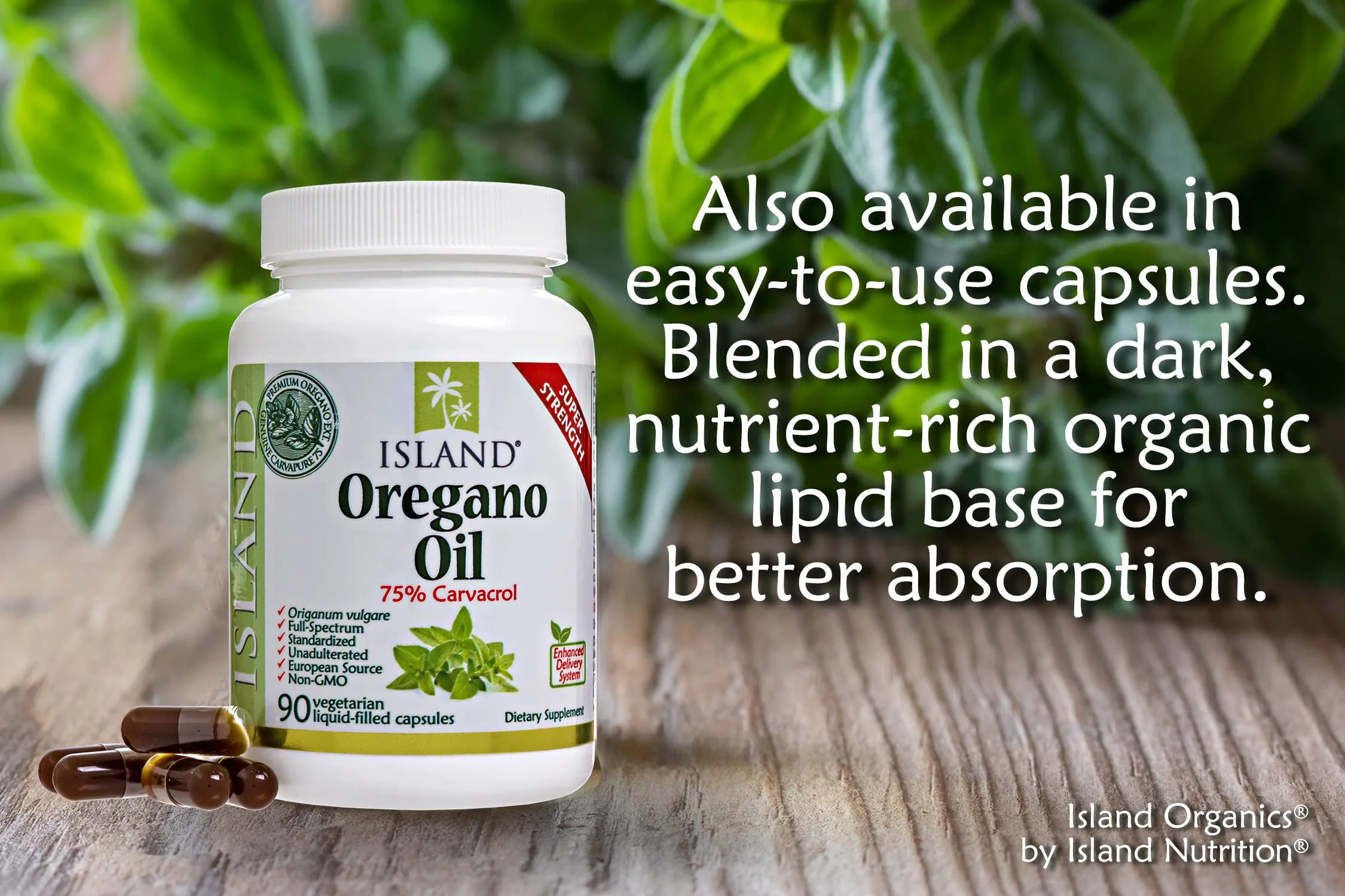 Island Nutrition, Oregano Oil Organic Liquid Drops - 100% Pure & Undiluted - USDA-Certified Organic (1 oz) 75% Carvacrol - Grown in Spain - Immune Support Supplement with Oil of Oregano. - Image 7