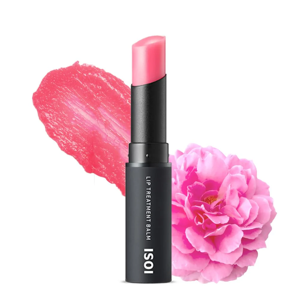 isoi 1st Class Bulgarian Rose Lip Treatment Balm 5g (Baby Pink) - Korean Moisturizing Lip Balm