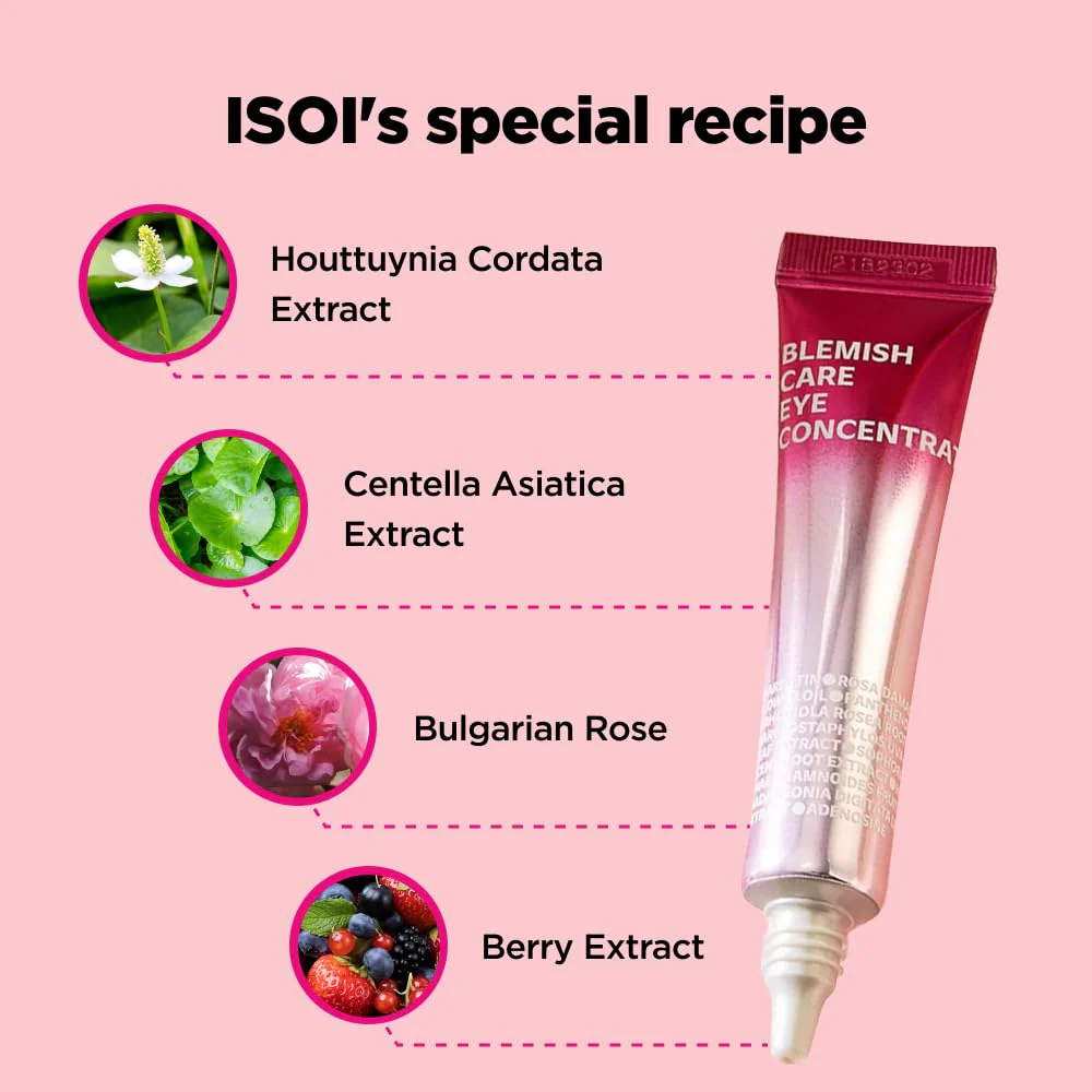 ISOI Blemish Care Eye Concentrate, Intensive Hydration & Revitalizing Care for the Eye Area, Korean Skin Care (0.57 fl. oz, 17ml) - Image 8