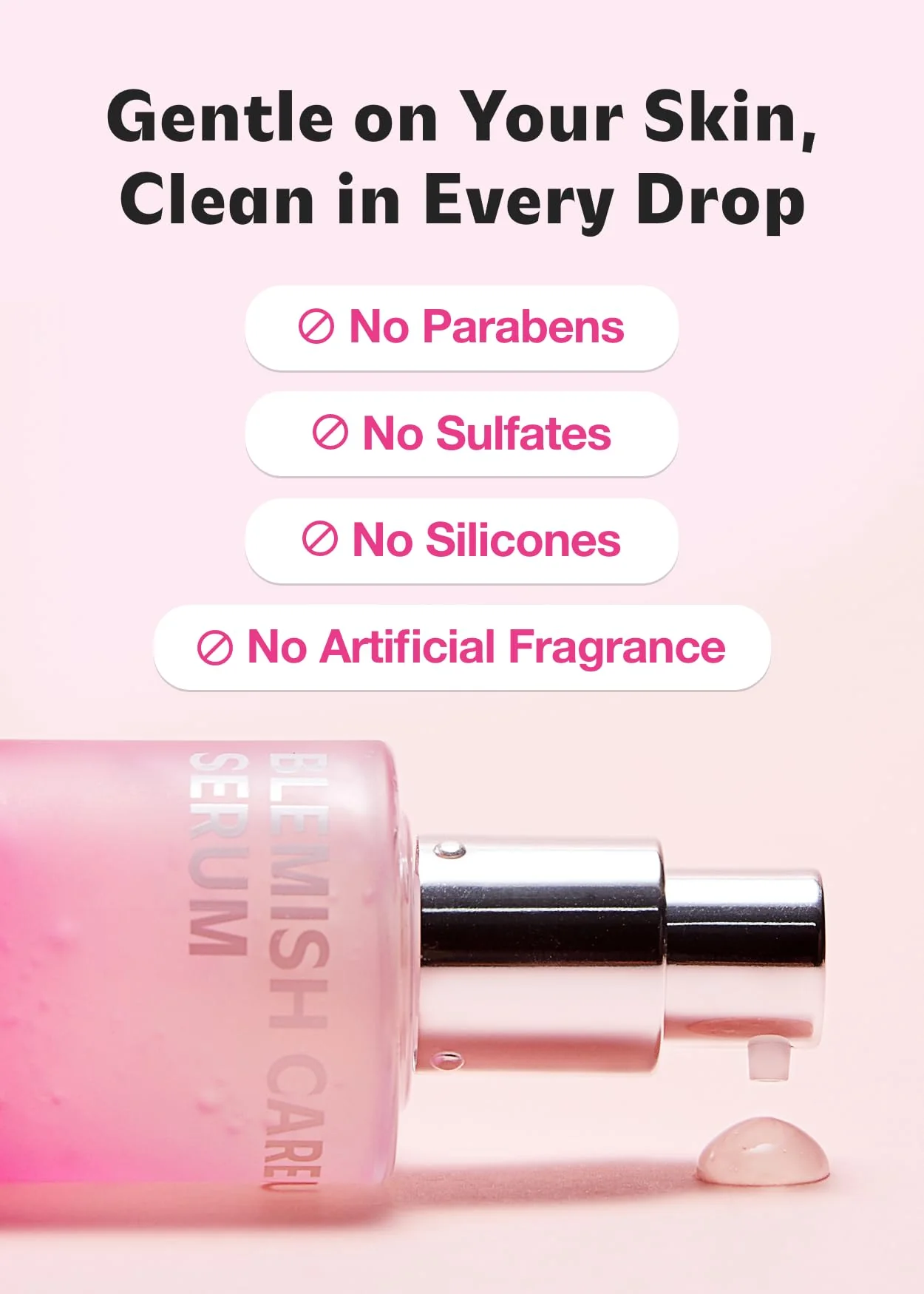 ISOI Blemish Care Up Serum for Face, Vegan Hydrating Serum for Smooth & Glass Skin Effect, Skin Barrier & Moisture Balance for Women, Arbutin & Rose Otto Oil, Korean Skin Care (0.85 fl. oz, 25ml) - Image 4
