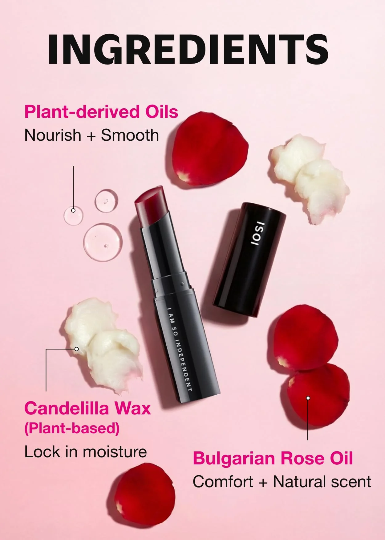 ISOI Bulgarian Rose Lip Treatment Balm (Pure Red) – Hydrating & Tinted Lip Balm for Dry Lips, Korean Skincare (0.18 oz, 5g) - Image 7