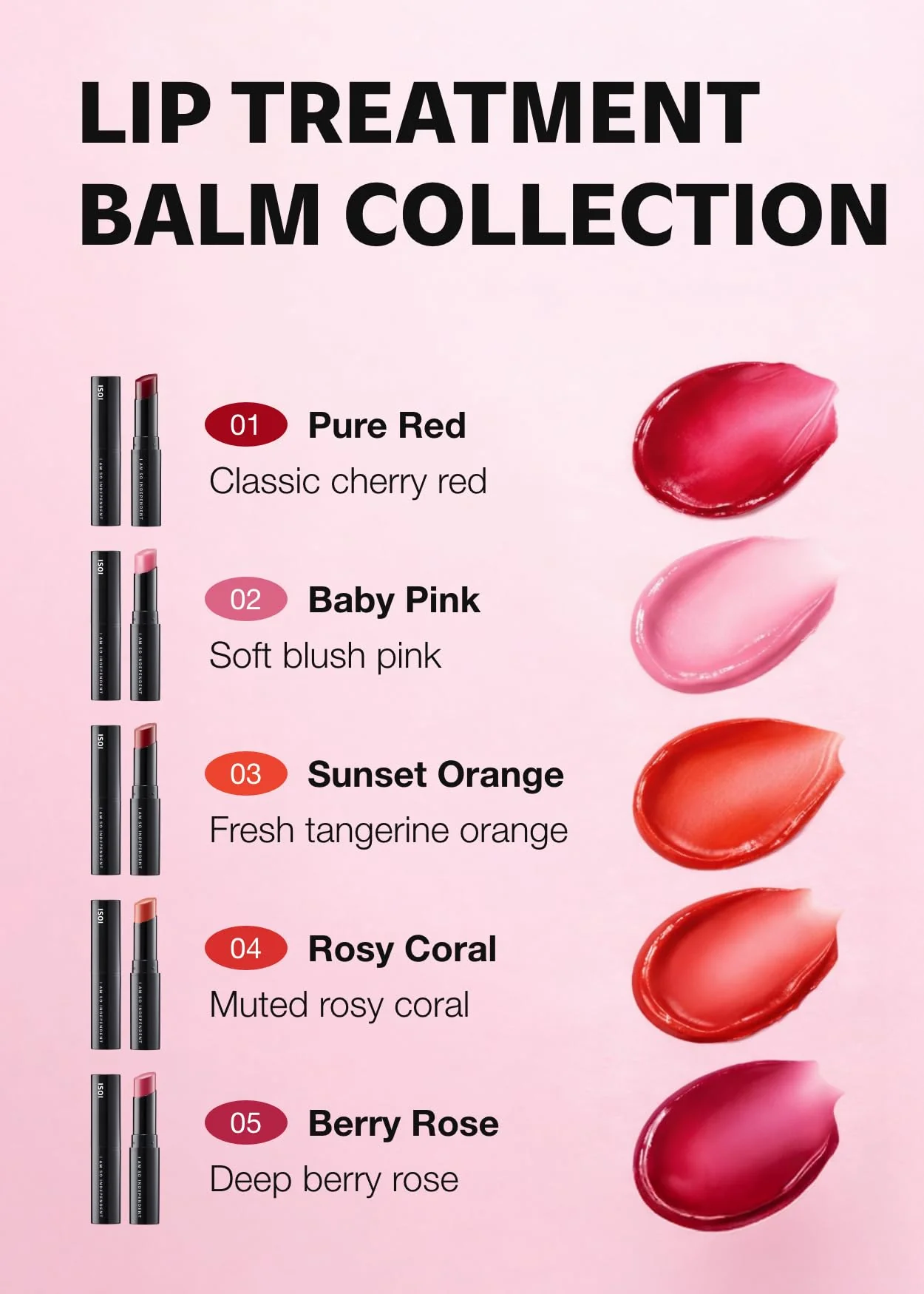 ISOI Bulgarian Rose Lip Treatment Balm (Sunset Orange) – Hydrating & Tinted Lip Balm for Dry Lips, Korean Skincare (0.18 oz, 5g) - Image 5