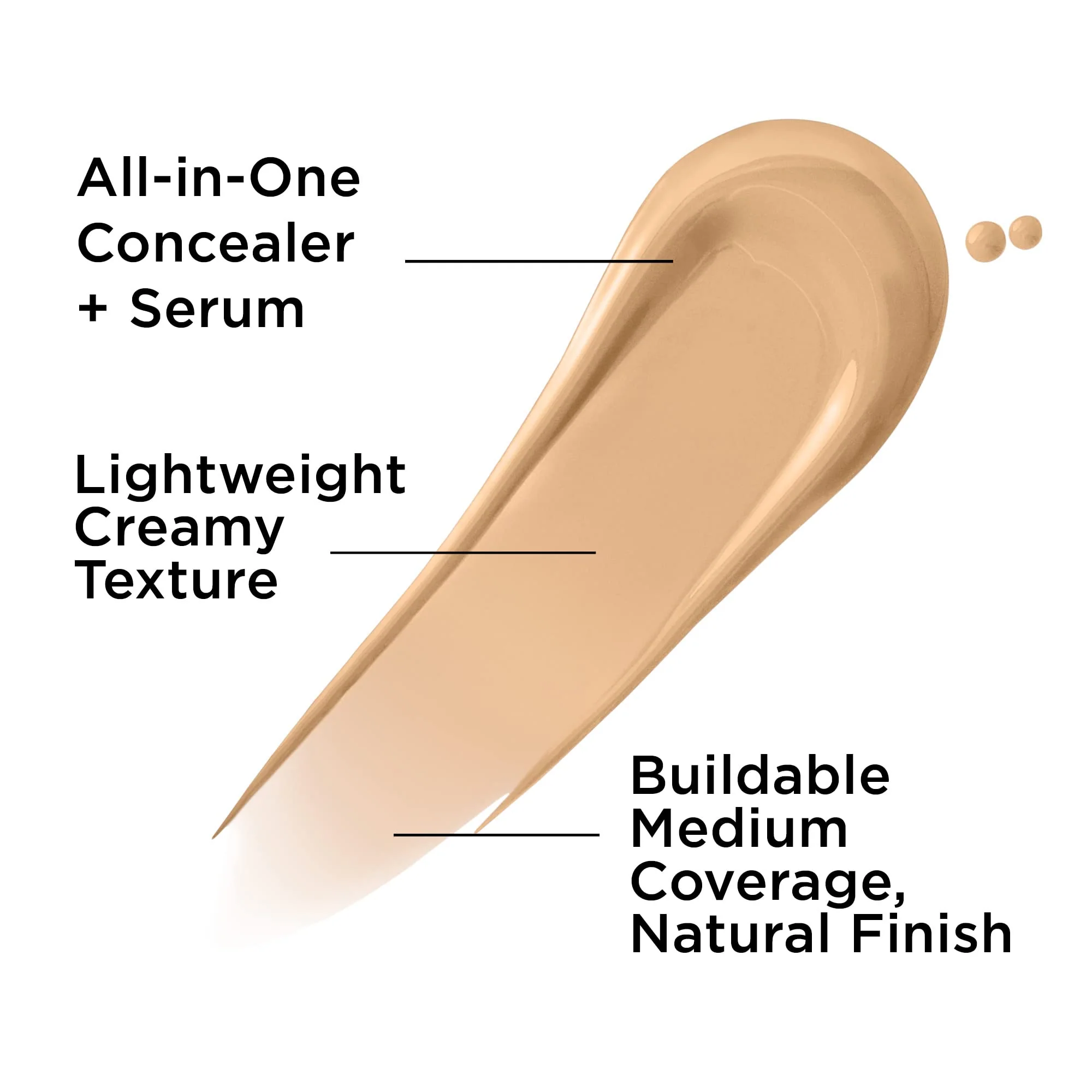 IT Cosmetics Bye Bye Dark Spots Concealer + Brightening Serum – 2% Niacinamide, Hyaluronic Acid & Caffeine - Medium Coverage, Natural Finish, All Skin Types – 23 Light Warm, 0.22 fl. oz - Image 11
