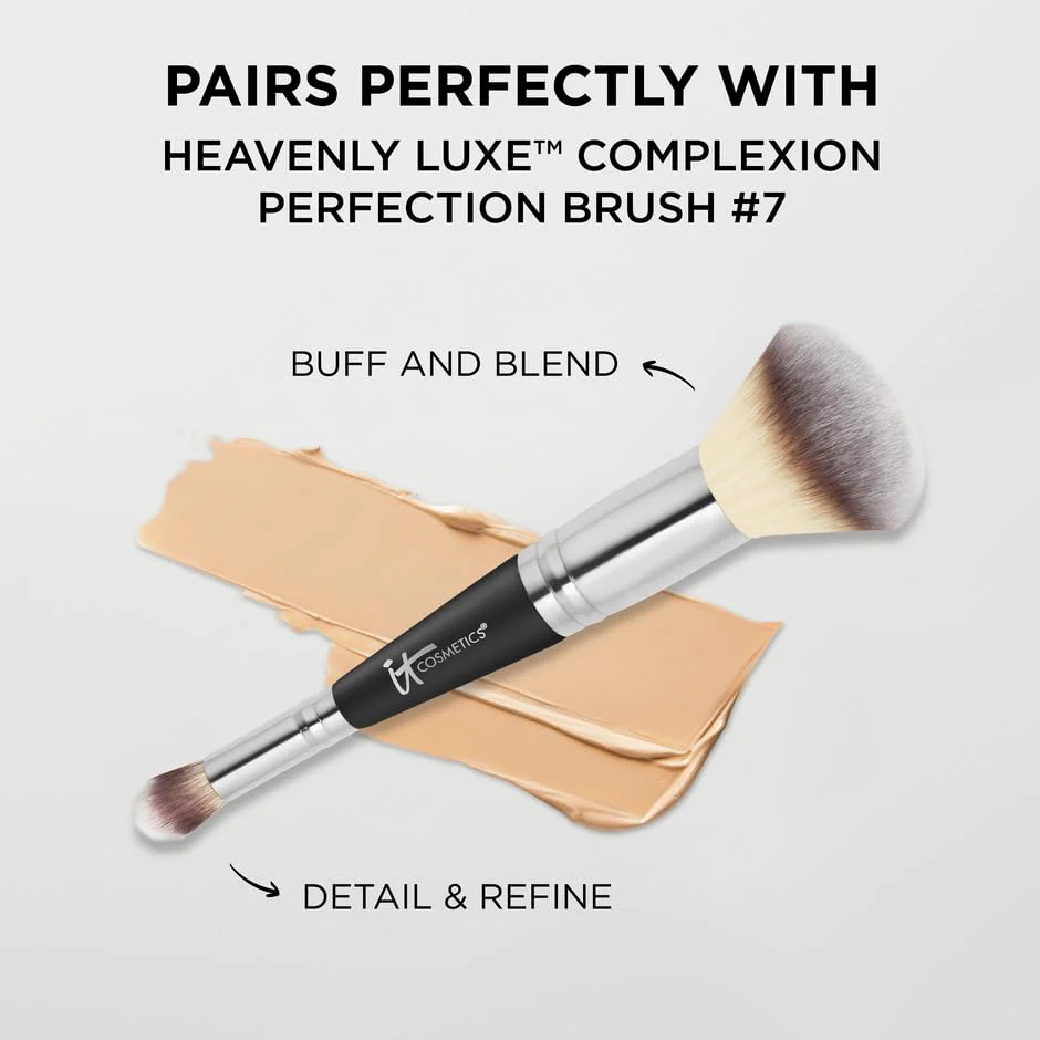 IT Cosmetics Bye Bye Redness Full Coverage Color Correcting Cream (Light Beige) - Redness Neutralizing Tinted Face Moisturizer, 12HR Hydration, Hyaluronic Acid, Colloidal Oatmeal - 0.37 fl oz - Image 3