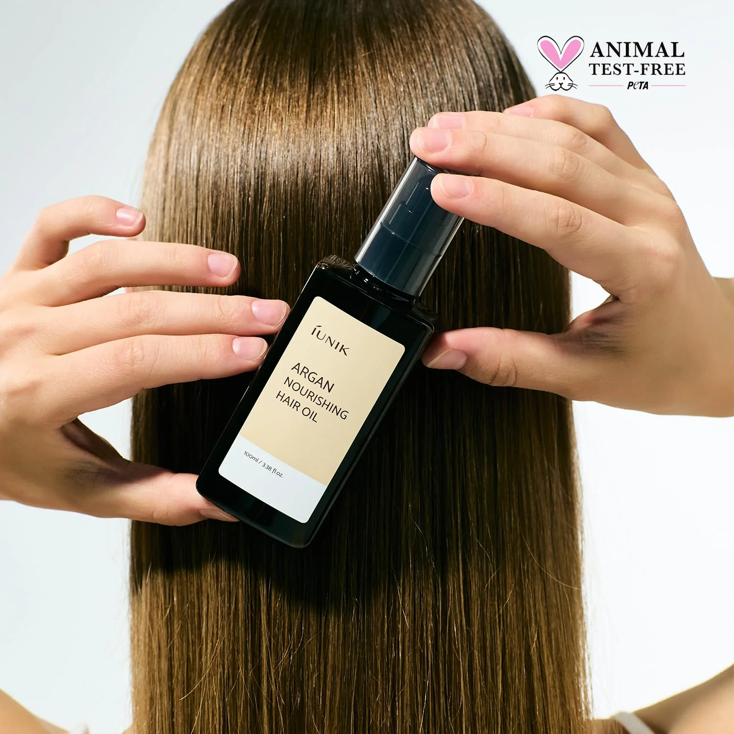 IUNIK Argan 3.9% Hair Oil Serum Nourishing for Dry and Damaged Hair - Anti Frizz Lightweight Hair Treatment Deep Conditioner Mask, Paraben and Sulfate Free, Aceite de Argan Cabello 3.38 Fl Oz Korean - Image 6