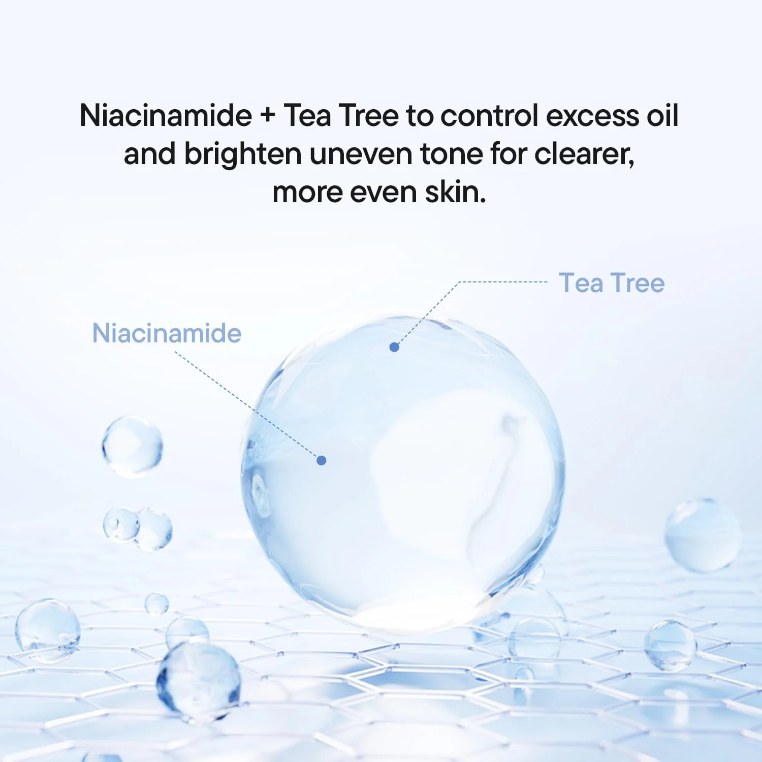 IUNIK Tea Tree Relief Vegan Serum for Acne-Prone Skin - Non-Sticky & Lightweight Facial Ampoule with Centella Asiatica for Soothing, Calming, and Balancing - Korean Skincare 1.7 Fl Oz - Image 2