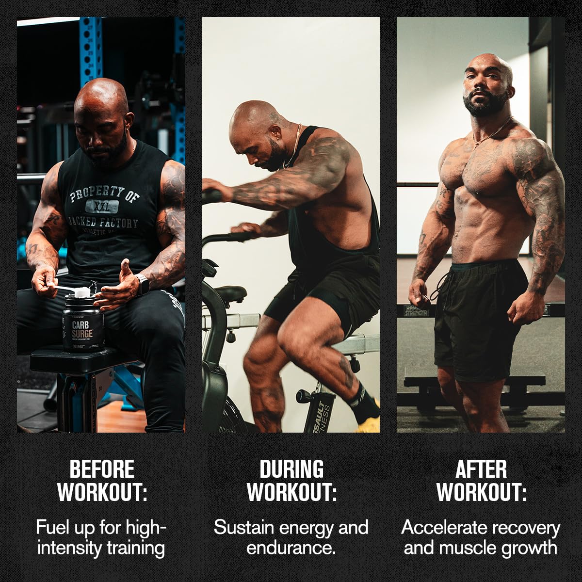 Jacked Factory Carb Surge - Premium Carbohydrate Powder with Carb10 Pea Starch & Cluster Dextrin for Fast-Acting Intra Workout Carbs & Increased Energy - 30 Servings, Unflavored - Image 7
