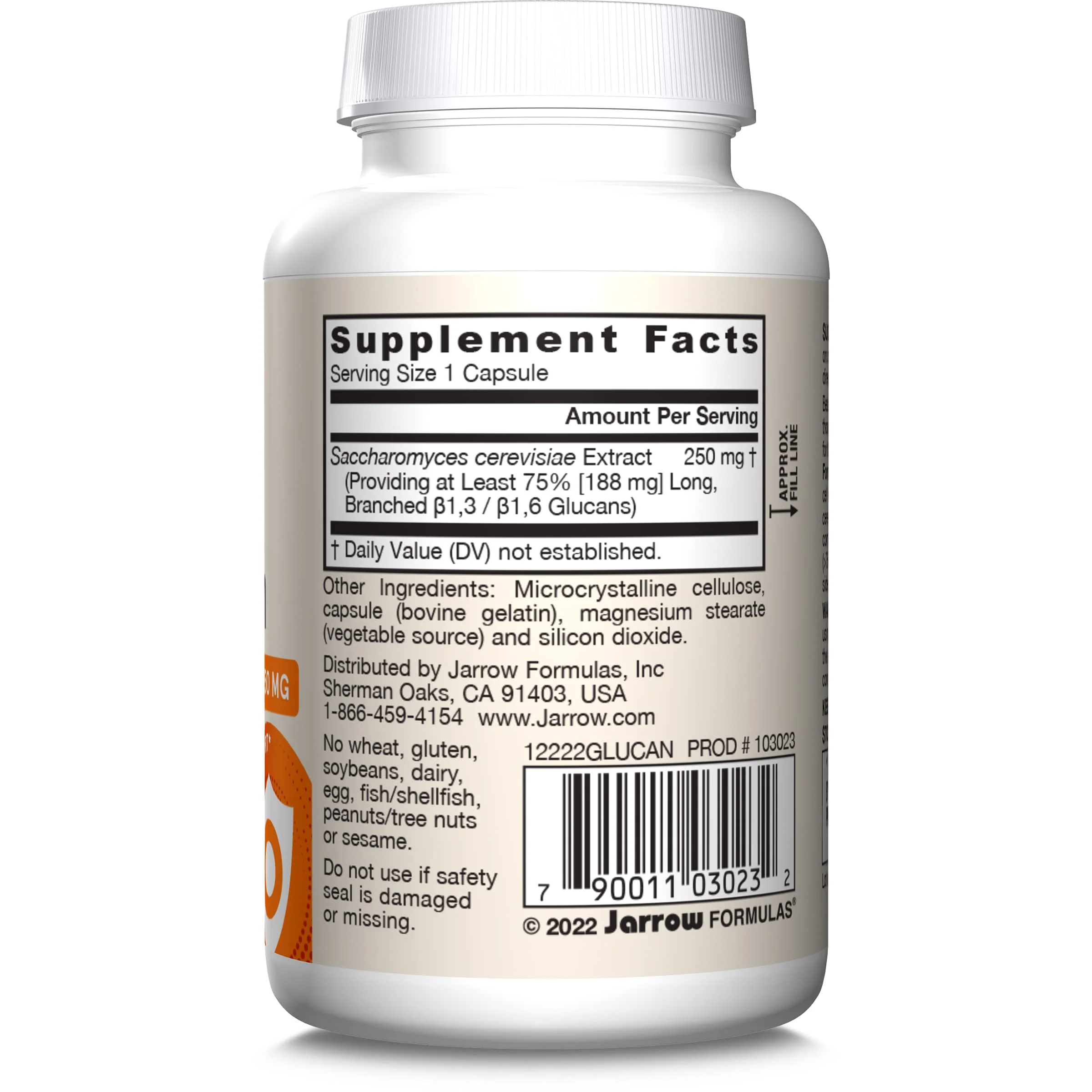 Jarrow Formulas® Beta Glucan, Dietary Supplement, Immune Support for Immune Health, 60 Capsules, 60 Day Supply - Image 3