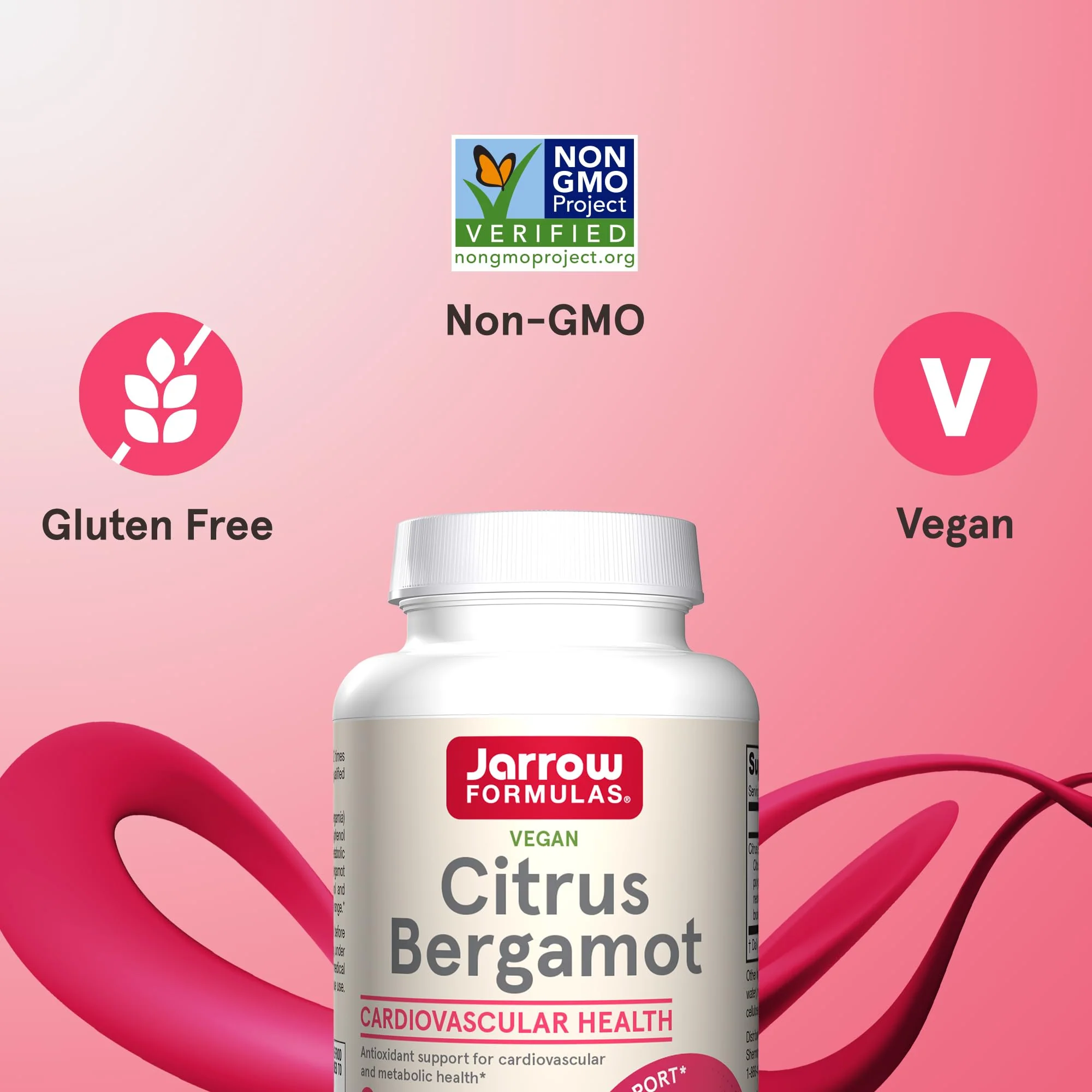 Jarrow Formulas Citrus Bergamot Supplement 500 mg - 120 Servings (Veggie Caps) - Antioxidant Support for Cardiovascular & Metabolic Health - Dietary Supplement - Vegan Gluten-Free- Use with QH-Absorb - Image 7