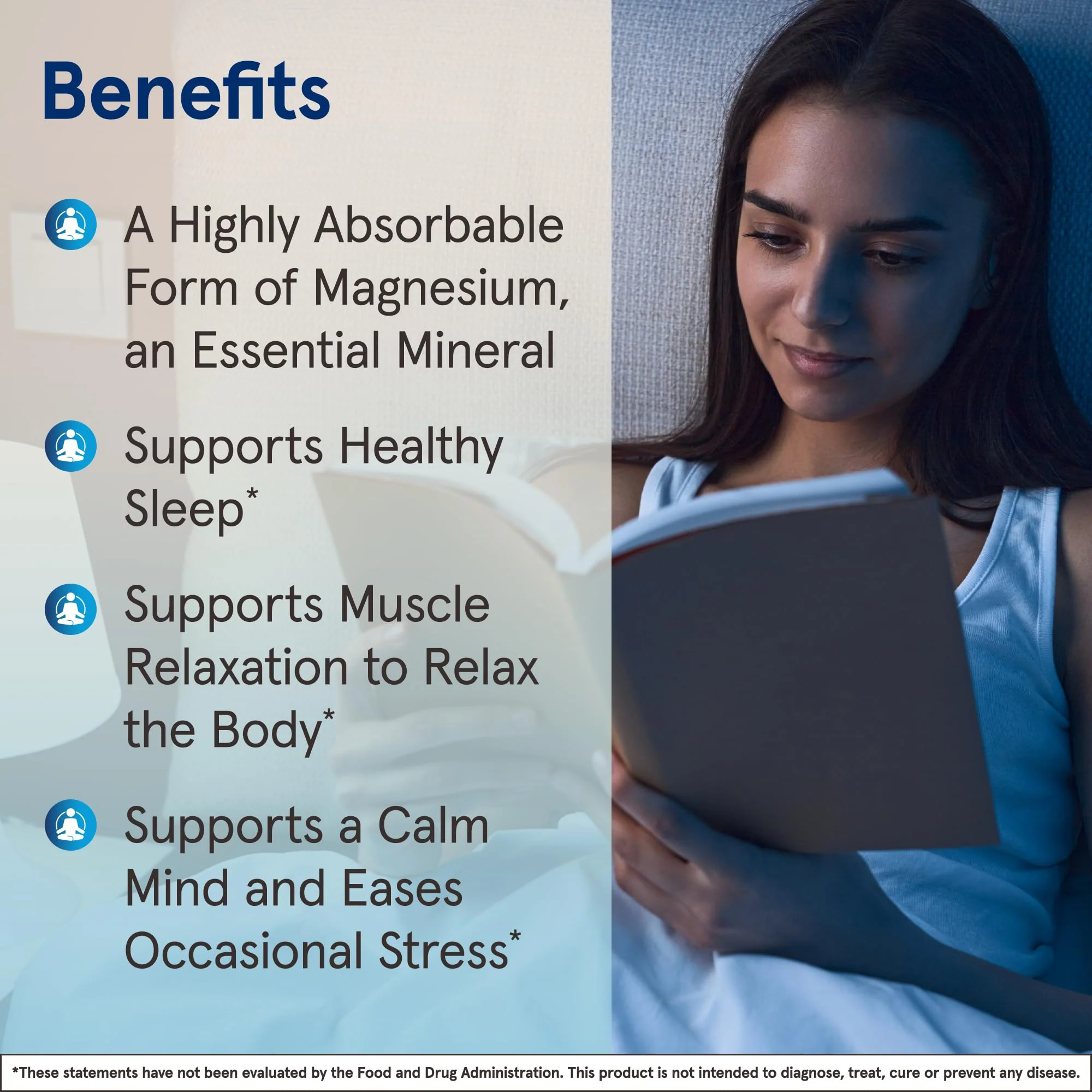 Jarrow Formulas Magnesium Glycinate Veggie Capsules - 360 mg Magnesium per Serving, Supports Relaxation and Healthy Sleep, 90 Count, 30 Day Supply - Image 6