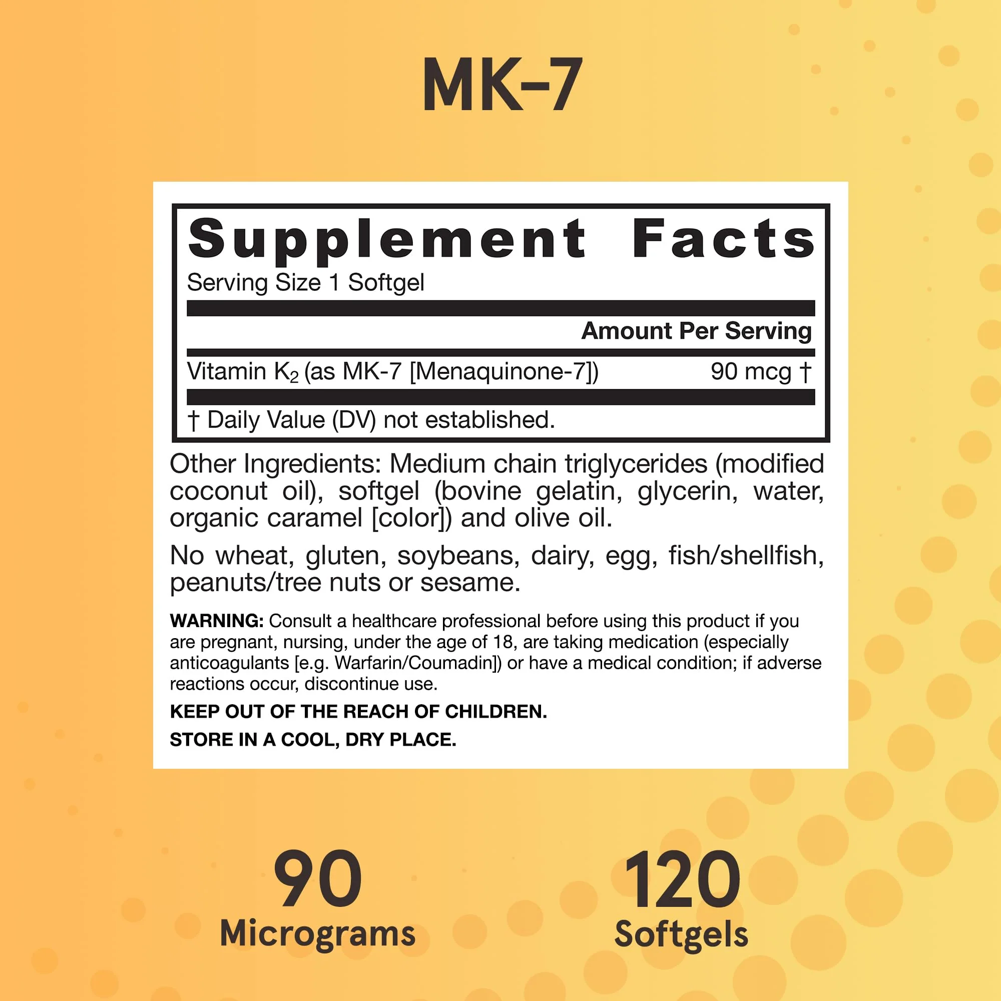 Jarrow Formulas MK-7 90 mcg - Bioactive Form of Vitamin K2-120 Servings (Softgels) - for Bone & Cardiovascular Health - Vitamin K2 MK-7 Dietary Supplement - Gluten Free - Image 6