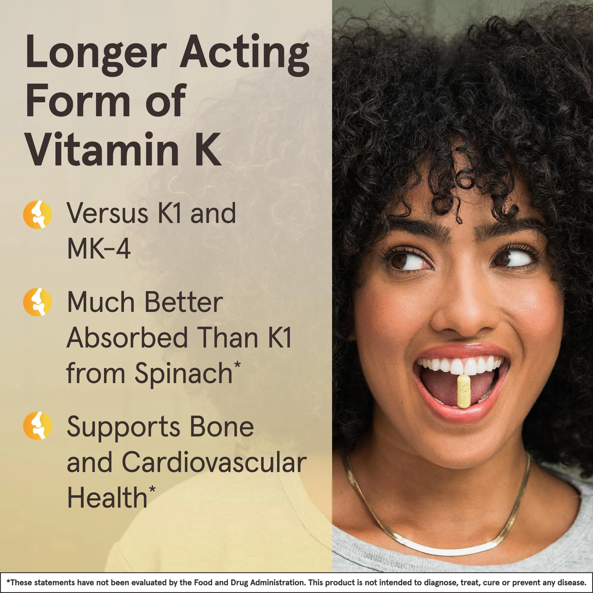 Jarrow Formulas MK-7 90 mcg - Bioactive Form of Vitamin K2-120 Servings (Softgels) - for Bone & Cardiovascular Health - Vitamin K2 MK-7 Dietary Supplement - Gluten Free - Image 8