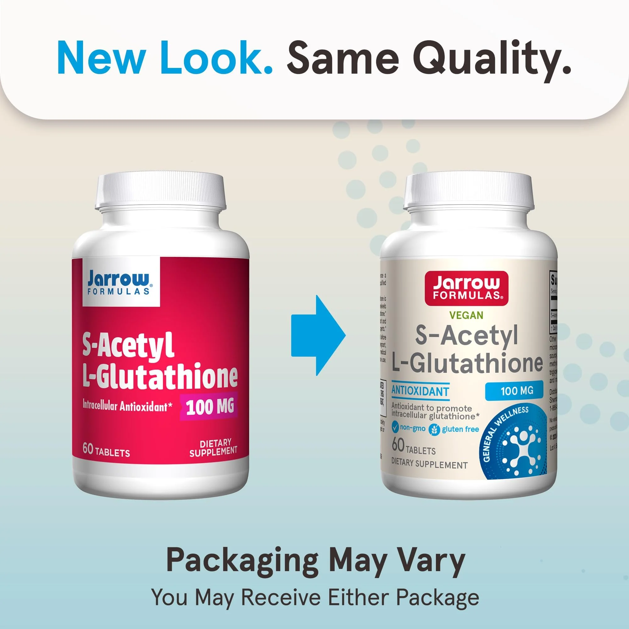 Jarrow Formulas S-Acetyl L-Glutathione Tablets - 100 mg - 60 Count - Dietary Supplement - Stable Form of L-Glutathione - for Antioxidant Support and Detoxification - Non-GMO - Gluten Free - Image 2