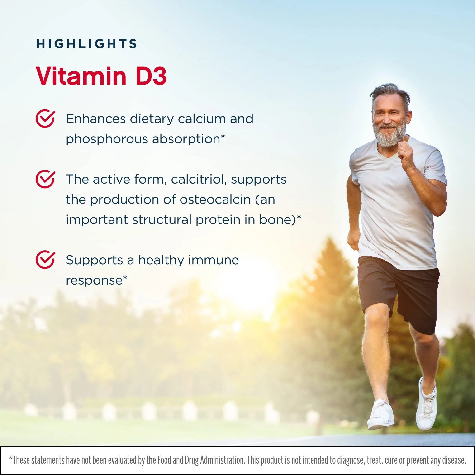 Jarrow Formulas Vitamin D3 2500 IU - 100 Softgels, Pack of 2 - Bone Health, Immune Function & Calcium Metabolism Support - 200 Total Servings - Image 6