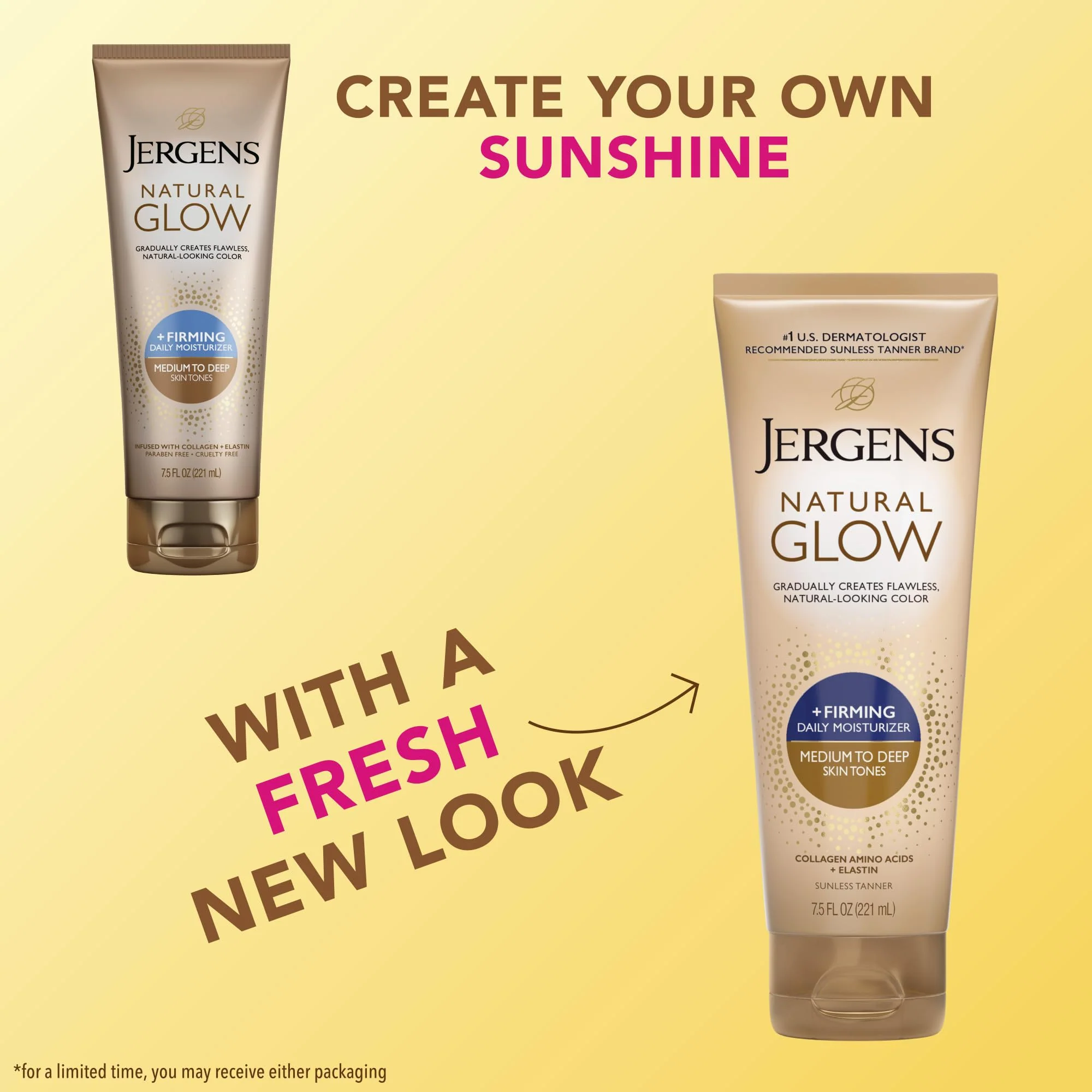 Jergens Natural Glow + Firming Daily Moisturizer Medium to Tan Skin Tones 7.5oz - Image 13