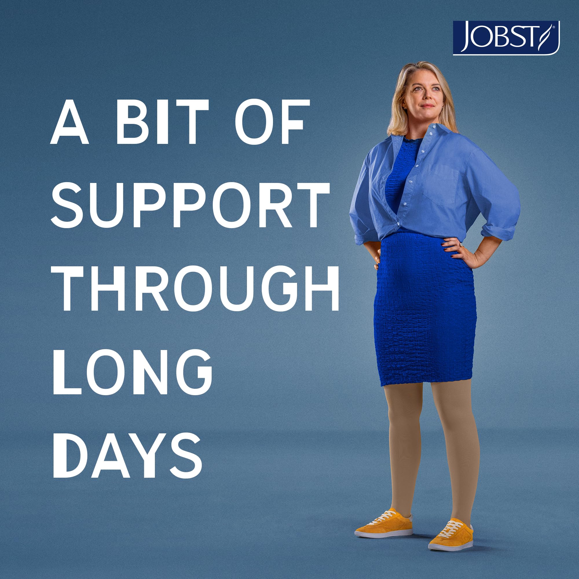 Jobst Relief Compression Stocking Knee High Beige Large 1 Ct - Image 2