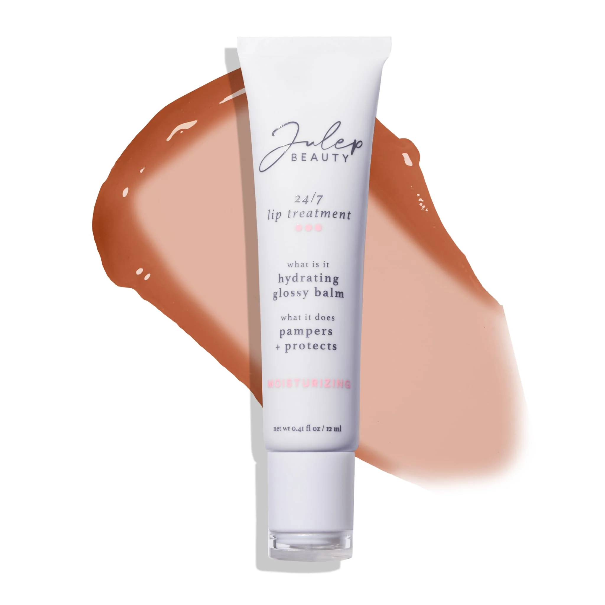 Julep 24/7 Lip Treatment – Hydrating & Glossy Lip Balm and Lip Sleeping Mask with Shea Butter – Moisturize, Protect & Soothe – Vegan & Cruelty-Free - Sheer Joy (Sheer Berry)