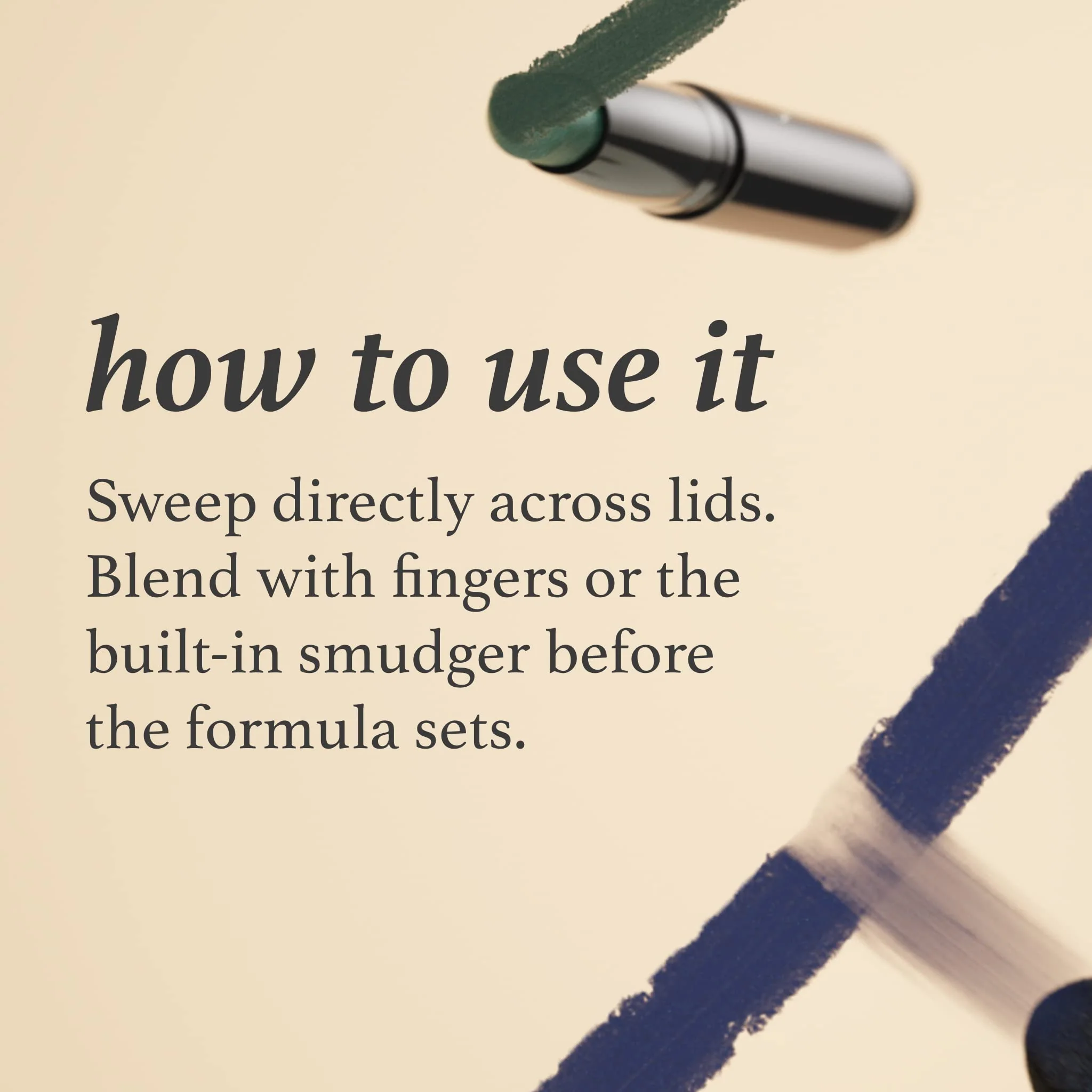 Julep Eyeshadow 101 Cream to Powder Waterproof Eyeshadow Stick, Caramel Matte - Image 4