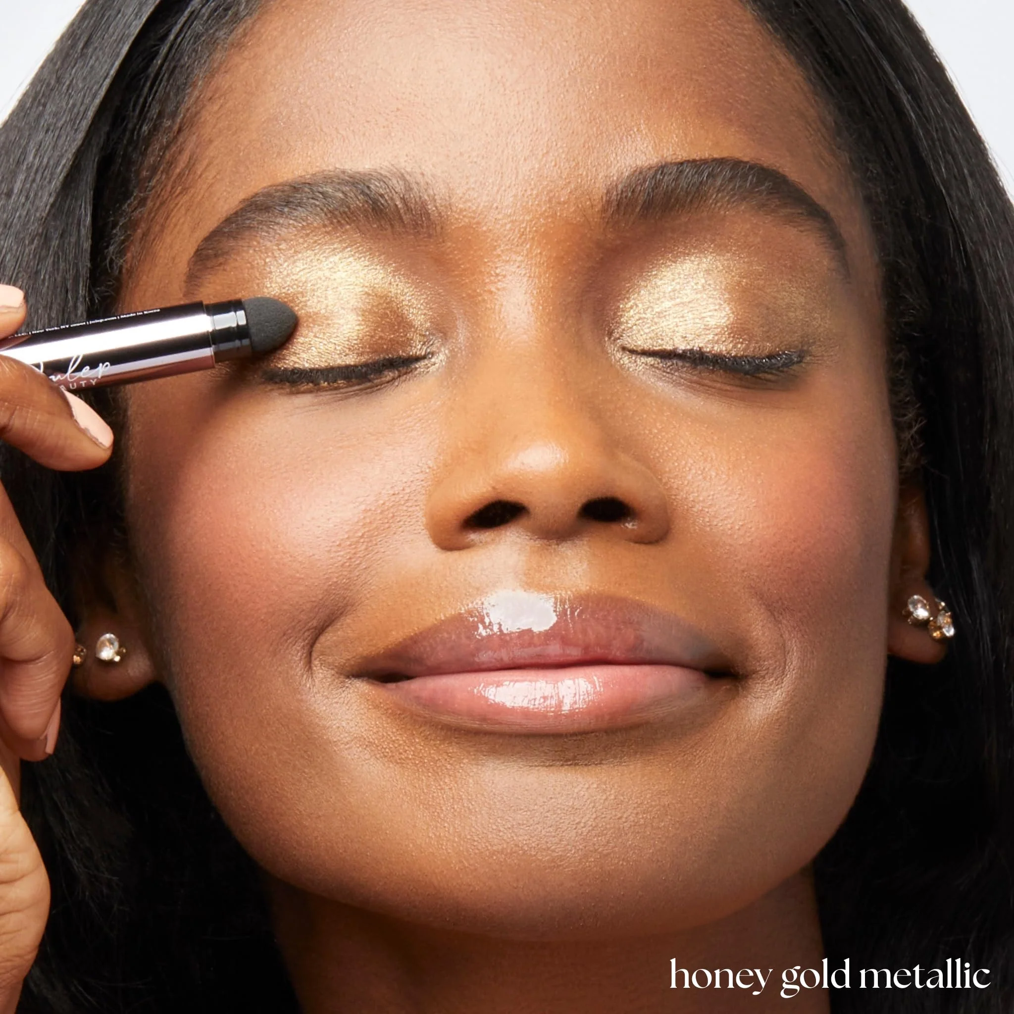 Julep Eyeshadow 101 Cream-to-Powder Waterproof Shadow Stick – Honey Gold Shimmer – Long-Lasting, Crease-Proof, Warm Golden Shimmer Cream Eyeshadow with Built-in Smudger - Image 8