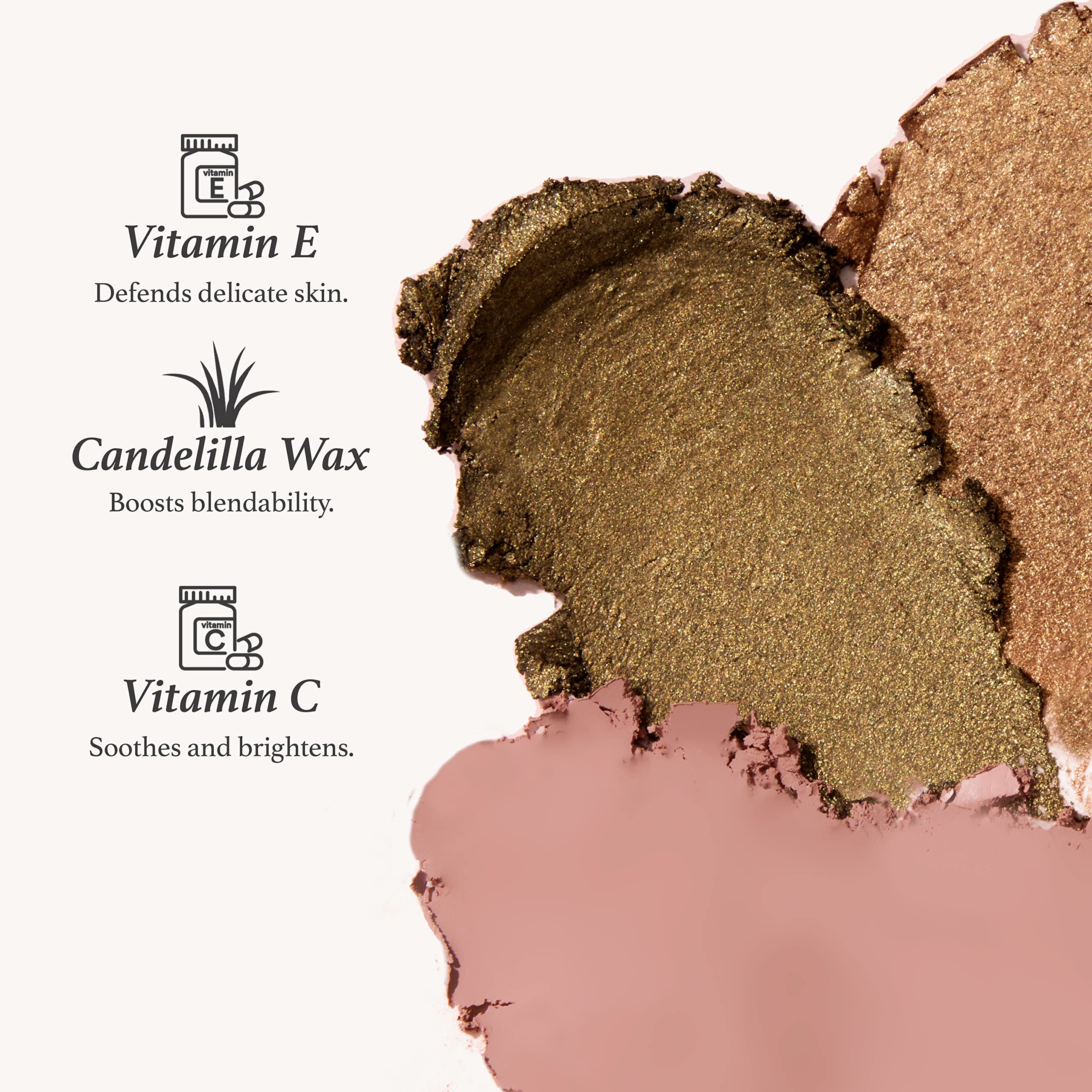 Julep Eyeshadow 101 Crème-to-Powder Waterproof Eyeshadow Stick Duo – Long-Lasting, Crease-Proof, Easy Apply with Built-in Smudger - Stone Matte & Putty Matte - Image 4
