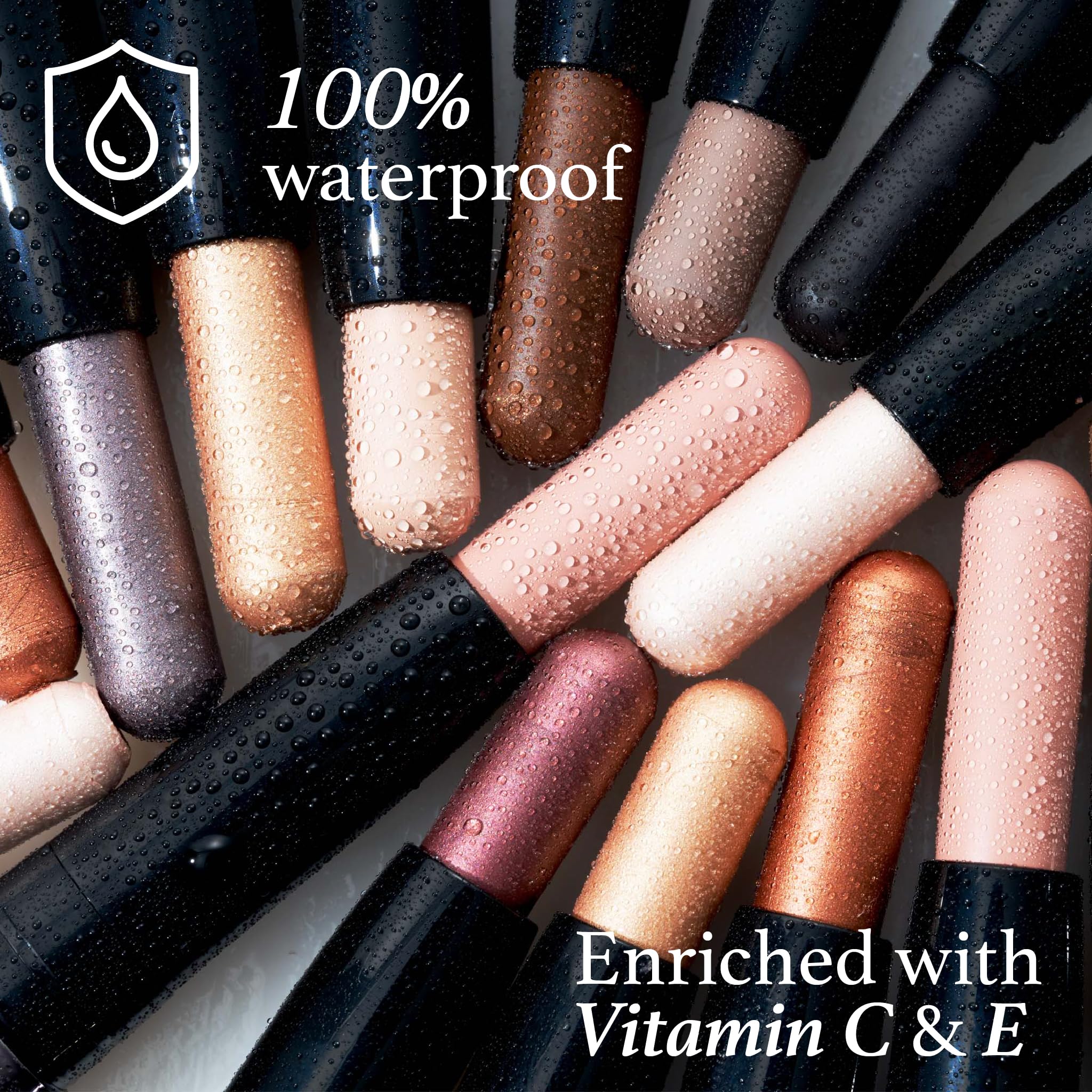 Julep Eyeshadow 101 Crème-to-Powder Waterproof Shadow Stick Duo – Long-Lasting, Crease-Proof, Easy Appy with Built-in Smudger - Pearl & Rose Shimmer - Image 6