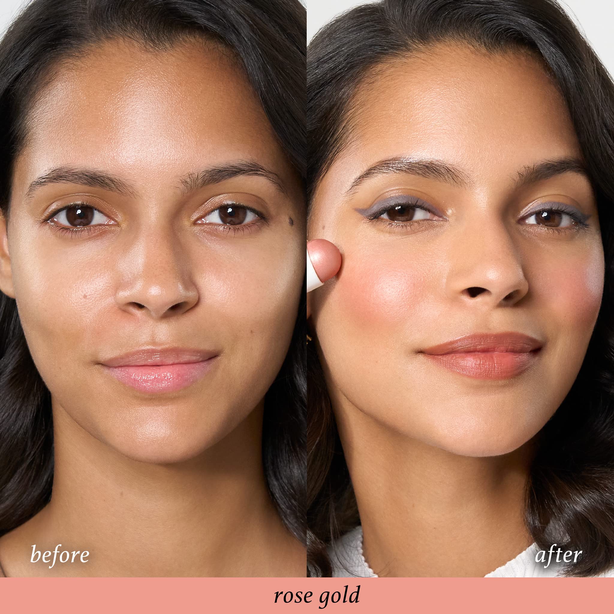 Julep Skip The Brush Cream to Powder Blush Stick - Rose Gold - Blendable and Buildable Color - 2-in-1 Blush and Lip Makeup Stick - Image 6