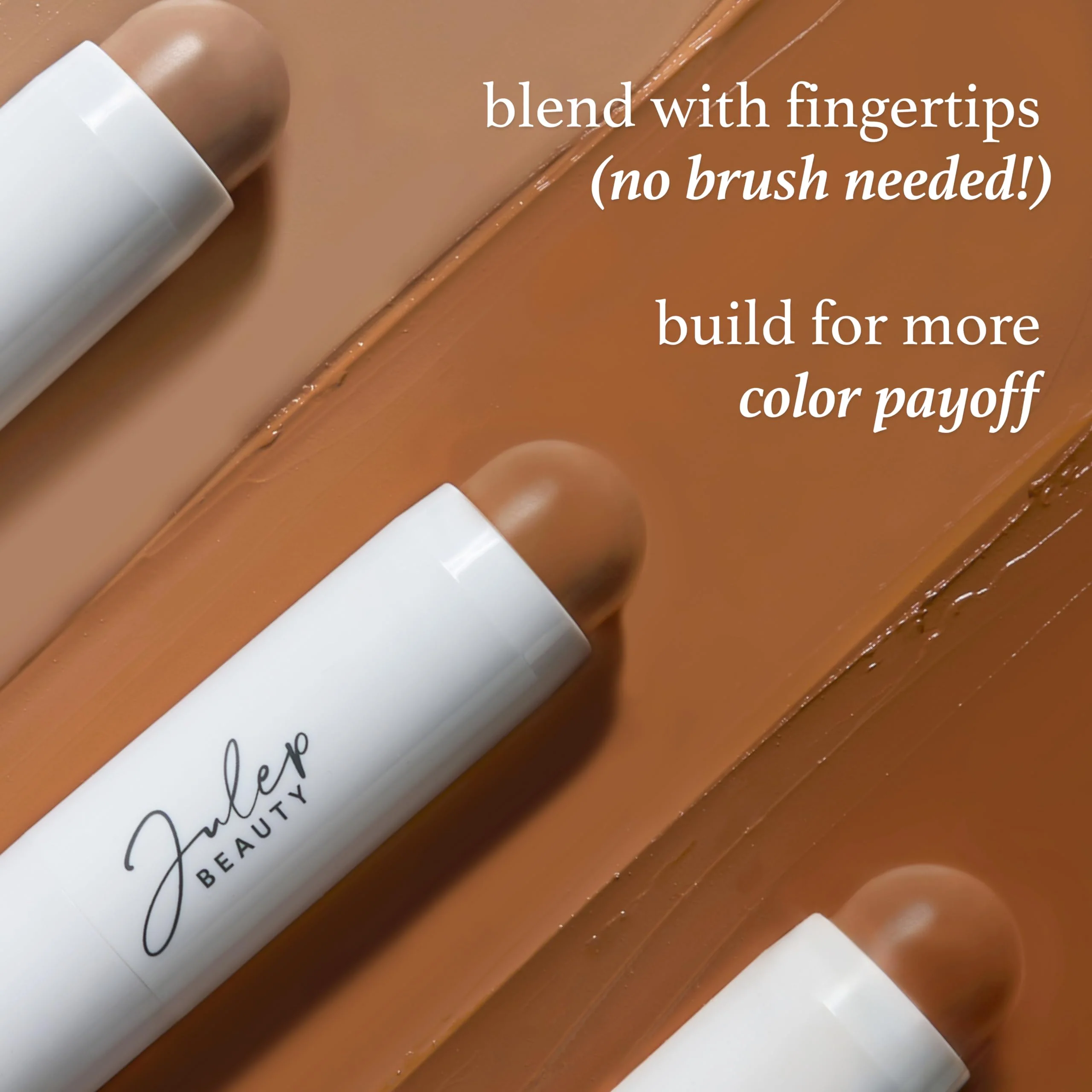 Julep Skip the Brush Cream to Powder Bronzer & Contour Stick - Cool Taupe Fair to Light skin tones - Long Lasting Blendable and Buildable Color -Multi-Use 2-in-1 Blush and Lip Makeup Stick - Image 8