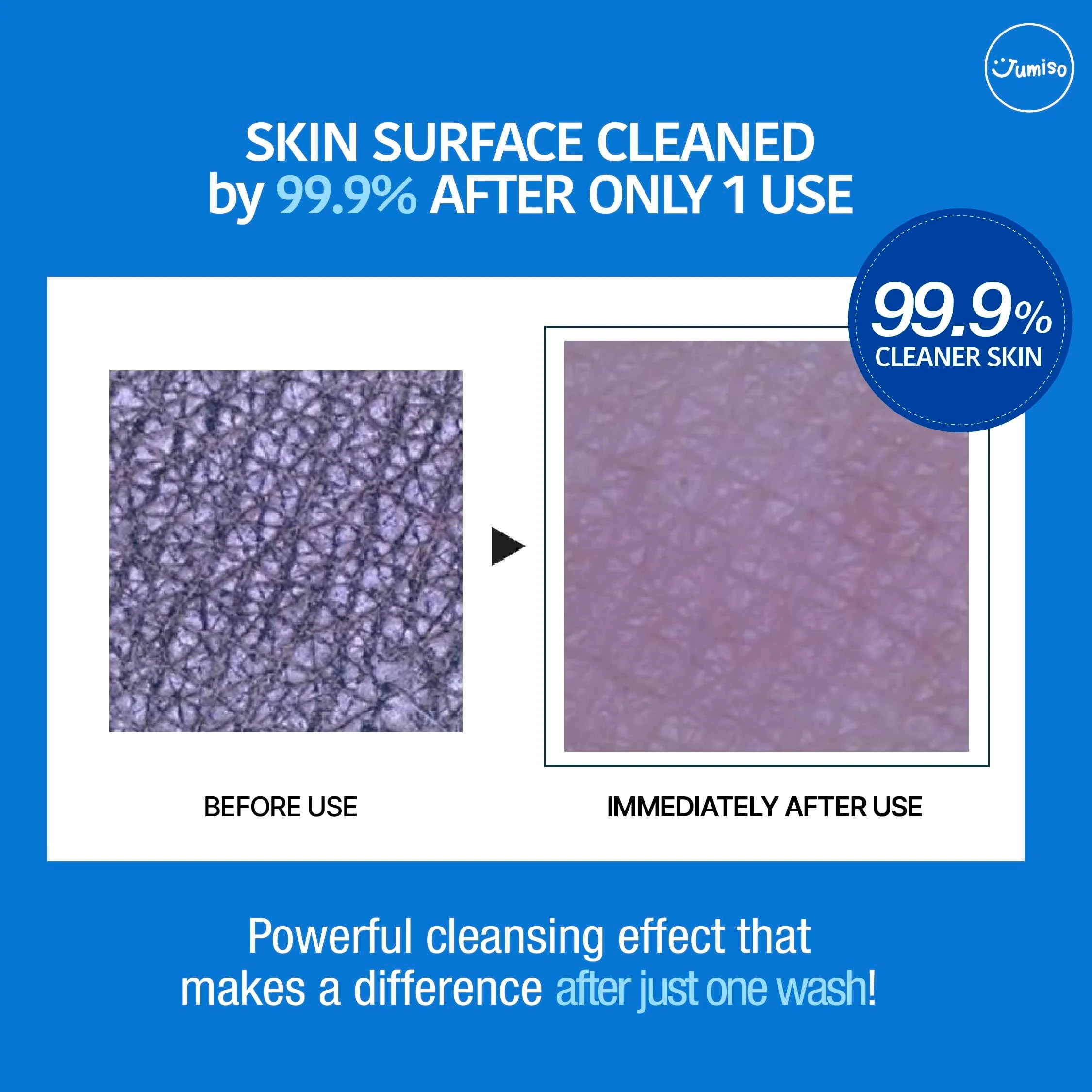 JUMISO Pore-Purifying Salicylic Acid Foaming Cleanser - Korean Face Wash with 0.5% BHA Blue Clay - Oil Control Low pH Non-Comedogenic Glass Skin Texture Improvement - All Skin Types Daily Use 4.23 oz. - Image 3