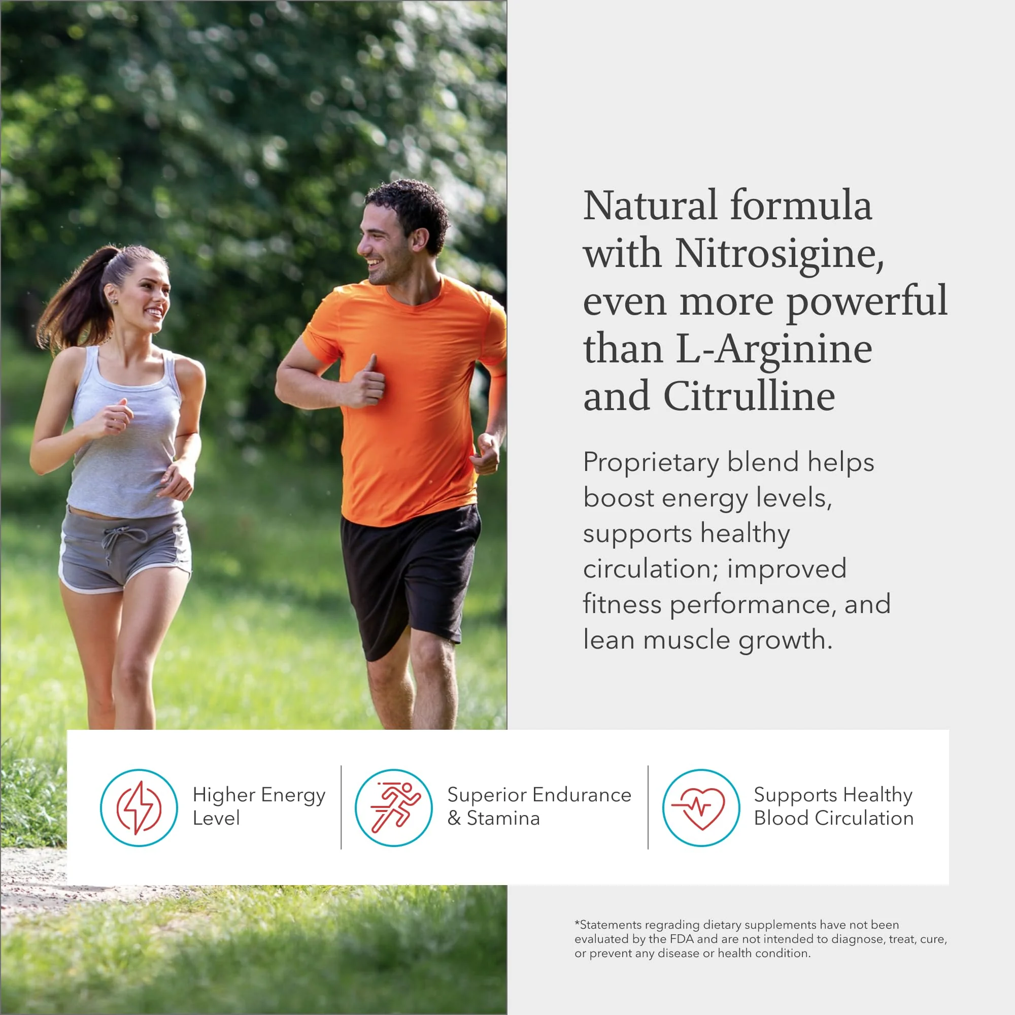 Juvenon BloodFlow-7 Nitric Oxide Supplements for Men & Women - Natural Nitric Oxide Booster with Nitrosigine® + S7® - Blood Flow & Circulation Support (1-Pack) - Image 6