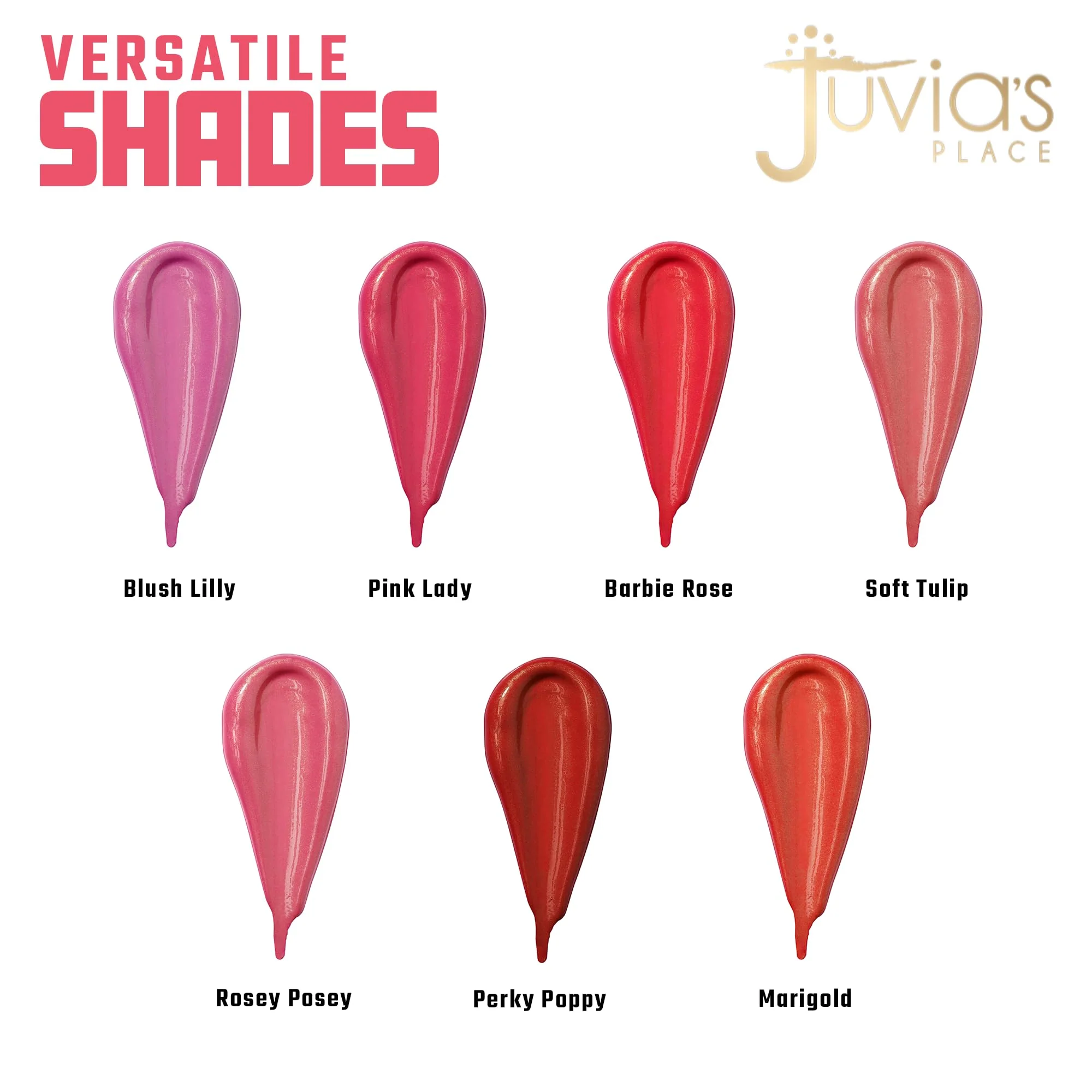 Juvia's Place Blushed Liquid Blush Lighter Marigold Glow - Liquid Blush for Cheeks with Luminous Glow, Long-Wearing, Buildable & Highly-Pigmented Makeup, Easy to Blend - Image 7