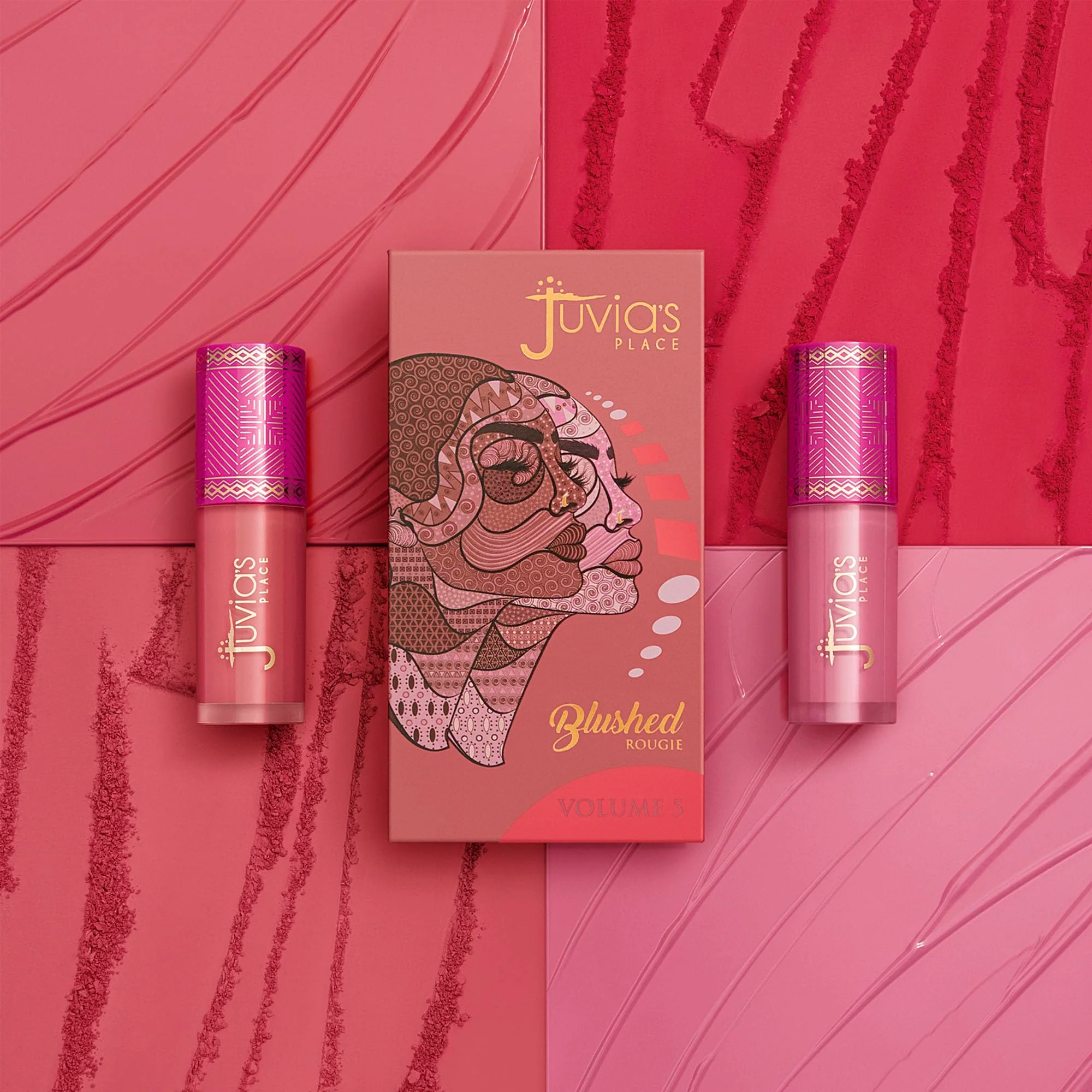 Juvia's Place Blushed Liquid Blush LilyLove - Dewy Tint Cheeks Makeup Glow Pigment Effortless Beauty Long Lasting Cosmetics Soft Creamy Natural Buildable All Skin Color Light Flawless Finish Blend - Image 3