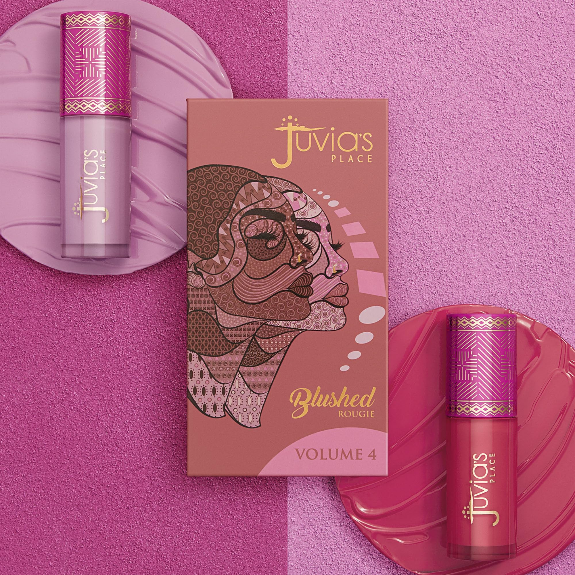Juvia's Place Blushed Liquid Blush LilyLove - Dewy Tint Cheeks Makeup Glow Pigment Effortless Beauty Long Lasting Cosmetics Soft Creamy Natural Buildable All Skin Color Light Flawless Finish Blend - Image 4
