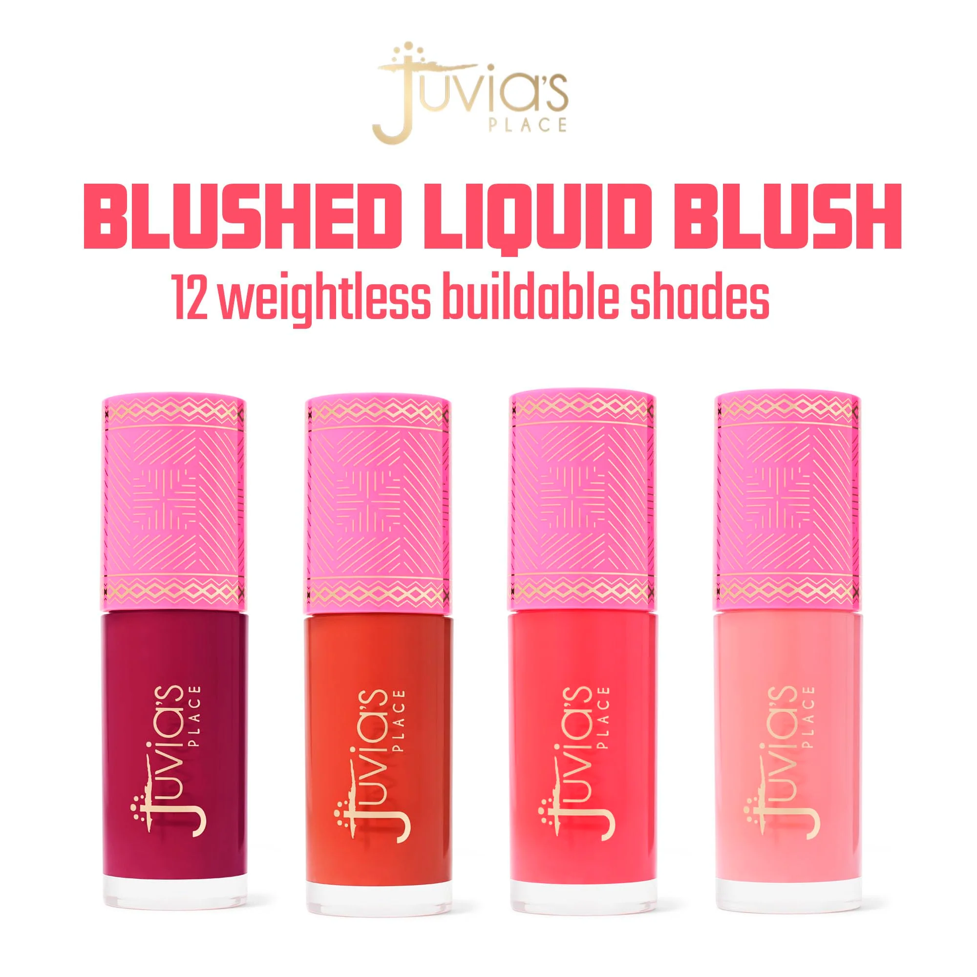 Juvia's Place Blushed Liquid Blush LilyLove - Dewy Tint Cheeks Makeup Glow Pigment Effortless Beauty Long Lasting Cosmetics Soft Creamy Natural Buildable All Skin Color Light Flawless Finish Blend - Image 9