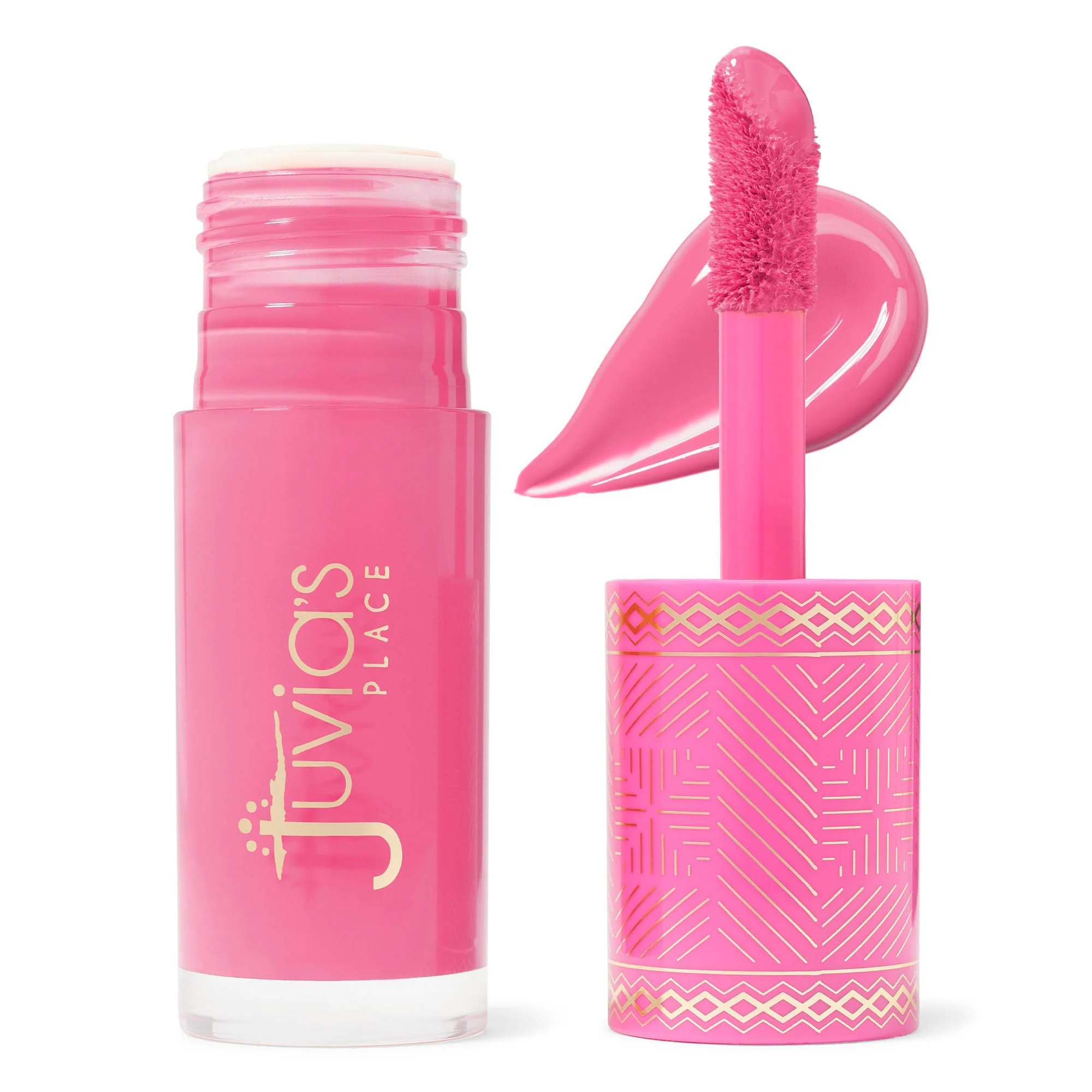 Juvia's Place Blushed Liquid Blush PinkLady - Dewy Tint Cheeks Makeup Glow Pigment Effortless Beauty Long Lasting Cosmetics Soft Creamy Natural Buildable All Skin Color Light Flawless Finish Blend