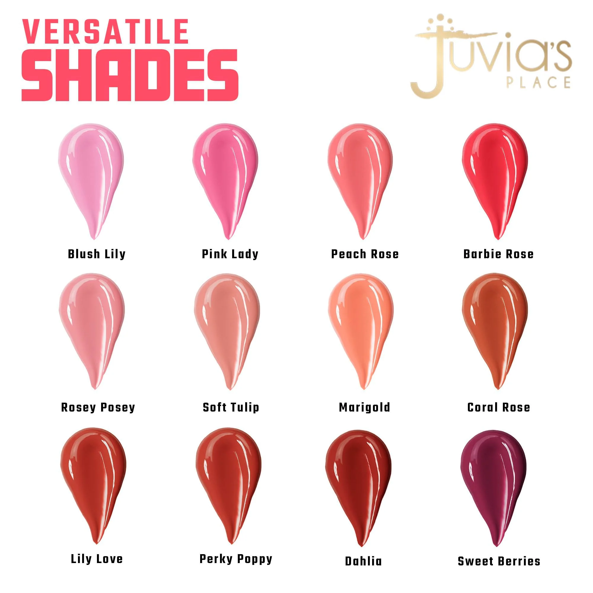 Juvia's Place Blushed Liquid Blush PinkLady - Dewy Tint Cheeks Makeup Glow Pigment Effortless Beauty Long Lasting Cosmetics Soft Creamy Natural Buildable All Skin Color Light Flawless Finish Blend - Image 8
