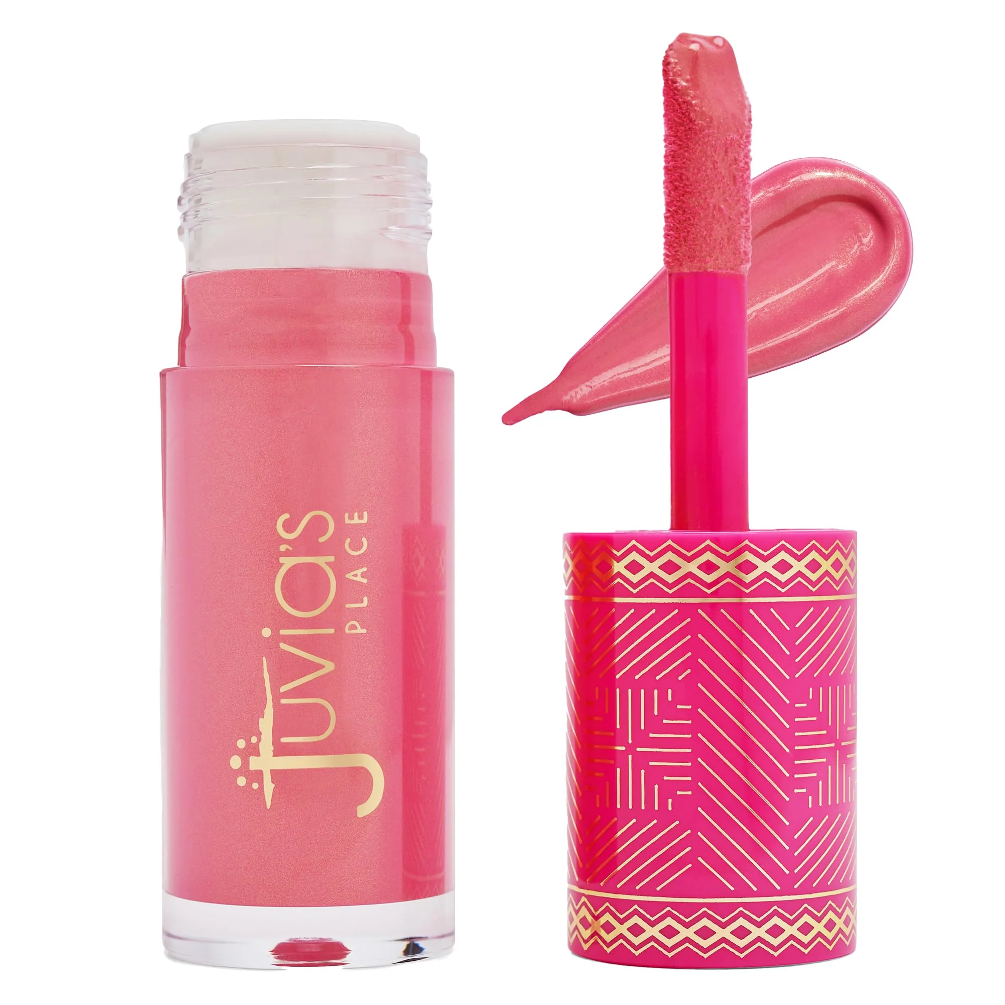 Juvia's Place Blushed Liquid BlushLighter - Rosey Posey Glow - Liquid Blush for Cheeks with Luminous Glow, Long-Wearing, Buildable, Easy to Blend & Highly Pigmented Makeup