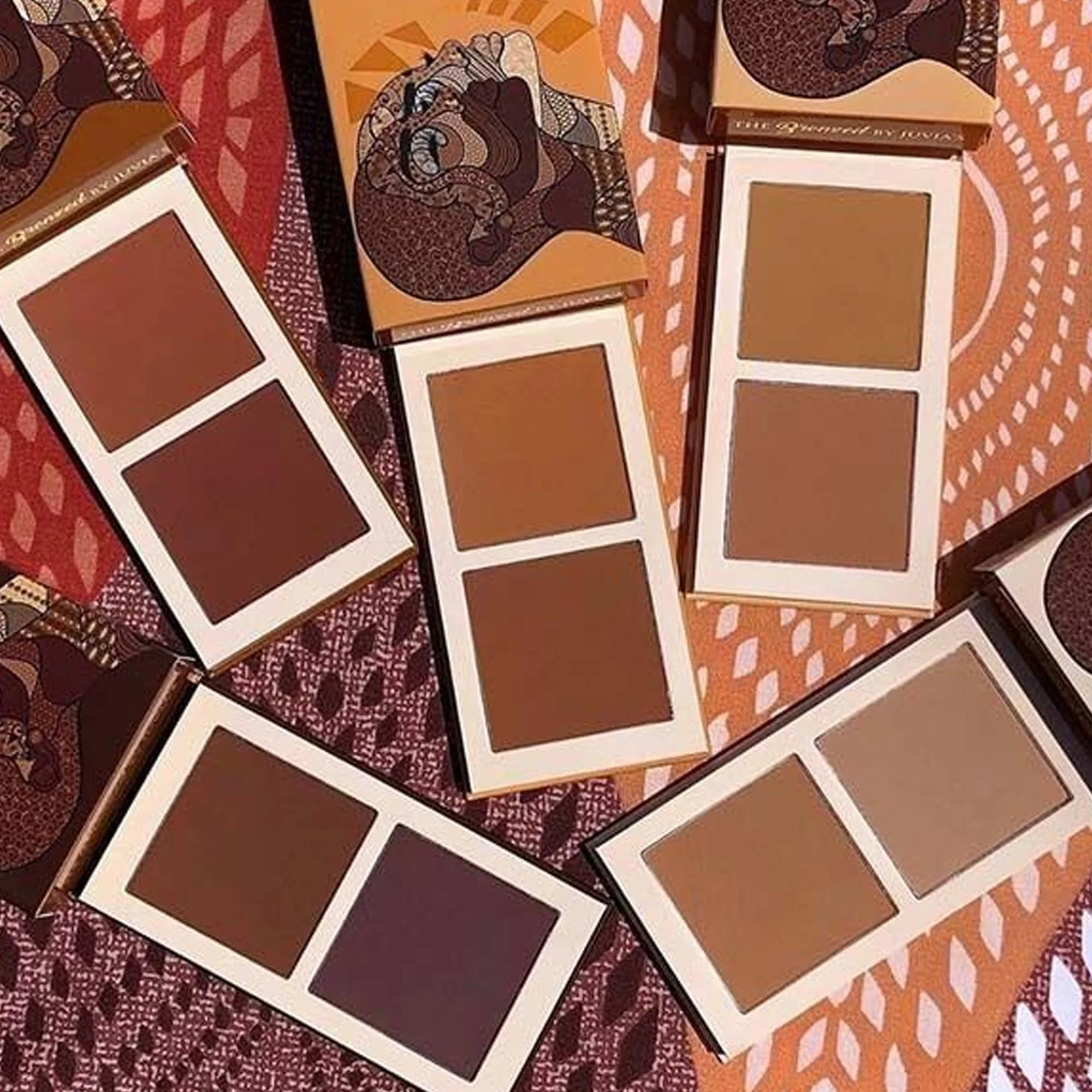 Juvia's Place Bronzed Duo Bronzer Medium - Soft Matte, Contour, Bronzer Pressed Powder, Long-Wearing & Buildable Bronzing Powder - Suitable for Medium Skin Tone - Image 2