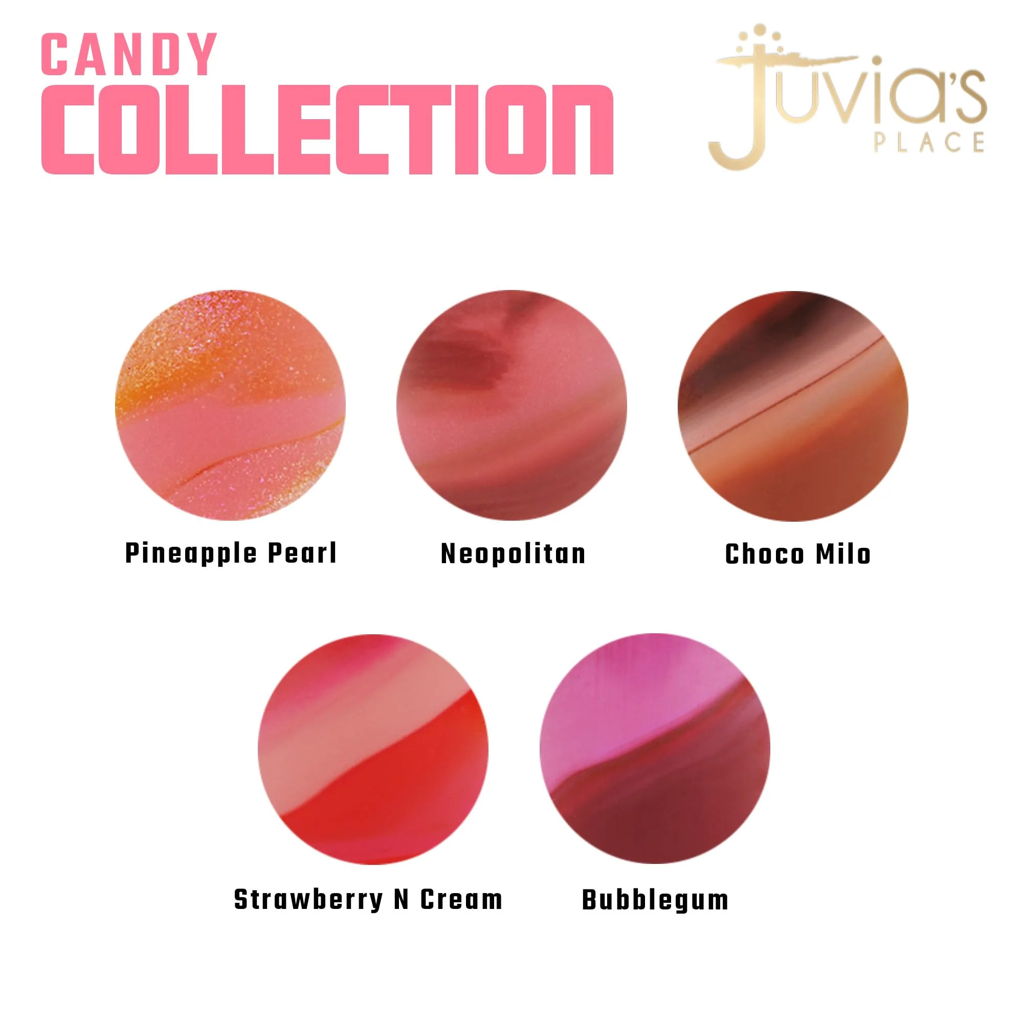 Juvia's Place Candy Shop Lip Gloss: Choco Milo - High-Shine Plumper for a Hydrating & Non-Sticky Glossy Pout, For a Moisturizing and Long-Lasting Creamy Plump & Nourished richly Glow - Image 6