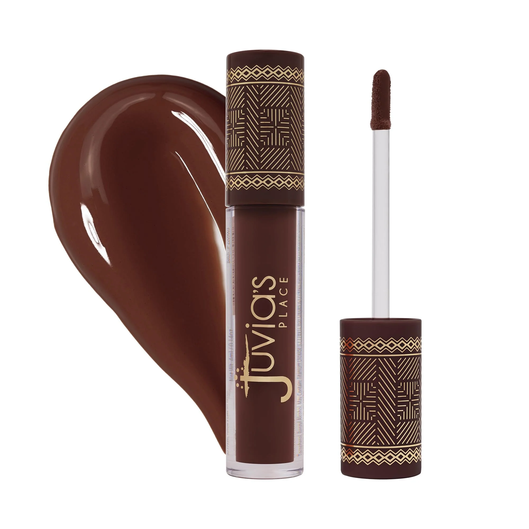 Juvia's Place Coffee Shop Lip Gloss - Chocolate Drip - Hydrating Butter Lip Gloss for Women, Long-Lasting Shine, Moisturizing Glass-like Finish, Plumping Non-sticky, Suitable for every vibe - Image 2