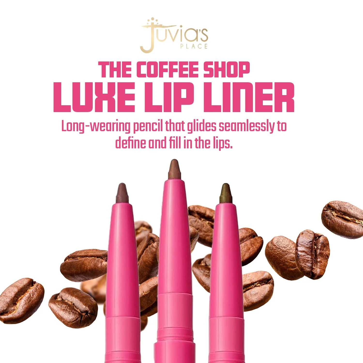 Juvia's Place Coffee Shop Luxe Lip Liner: Coffee Bean - Colorstay Matte Finish Lip Pencil, Makeup for Natural Long Lasting Beauty and Sensational Wear, Lip Stain Kiss Proof Cometics - Image 6