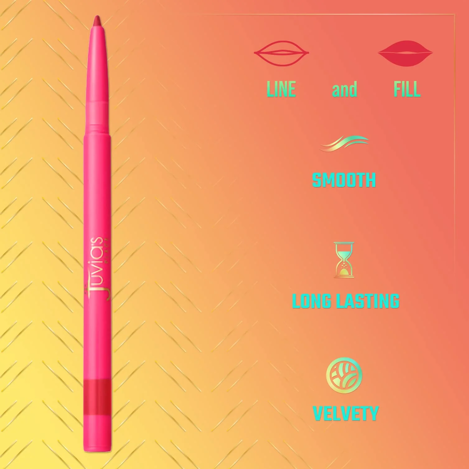 Juvia's Place Coffee Shop Luxe Lip Liner: Ruby - Colorstay Matte Finish Lip Pencil, Makeup for Natural Long Lasting Beauty and Sensational Wear, Lip Stain Kiss Proof Cometics - Image 8