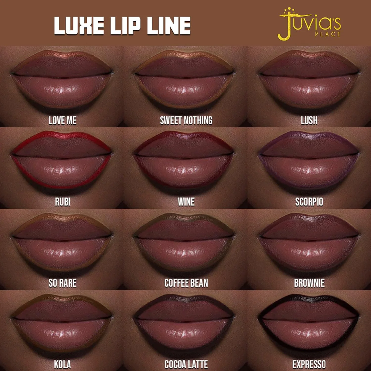 Juvia's Place Coffee Shop Luxe Lip Liner - Sweet Nothing - Colorstay Matte Finish Lip Pencil, Makeup for Natural Long Lasting Beauty and Sensational Wear, Lip Stain Kiss Proof Cosmetics - Image 2