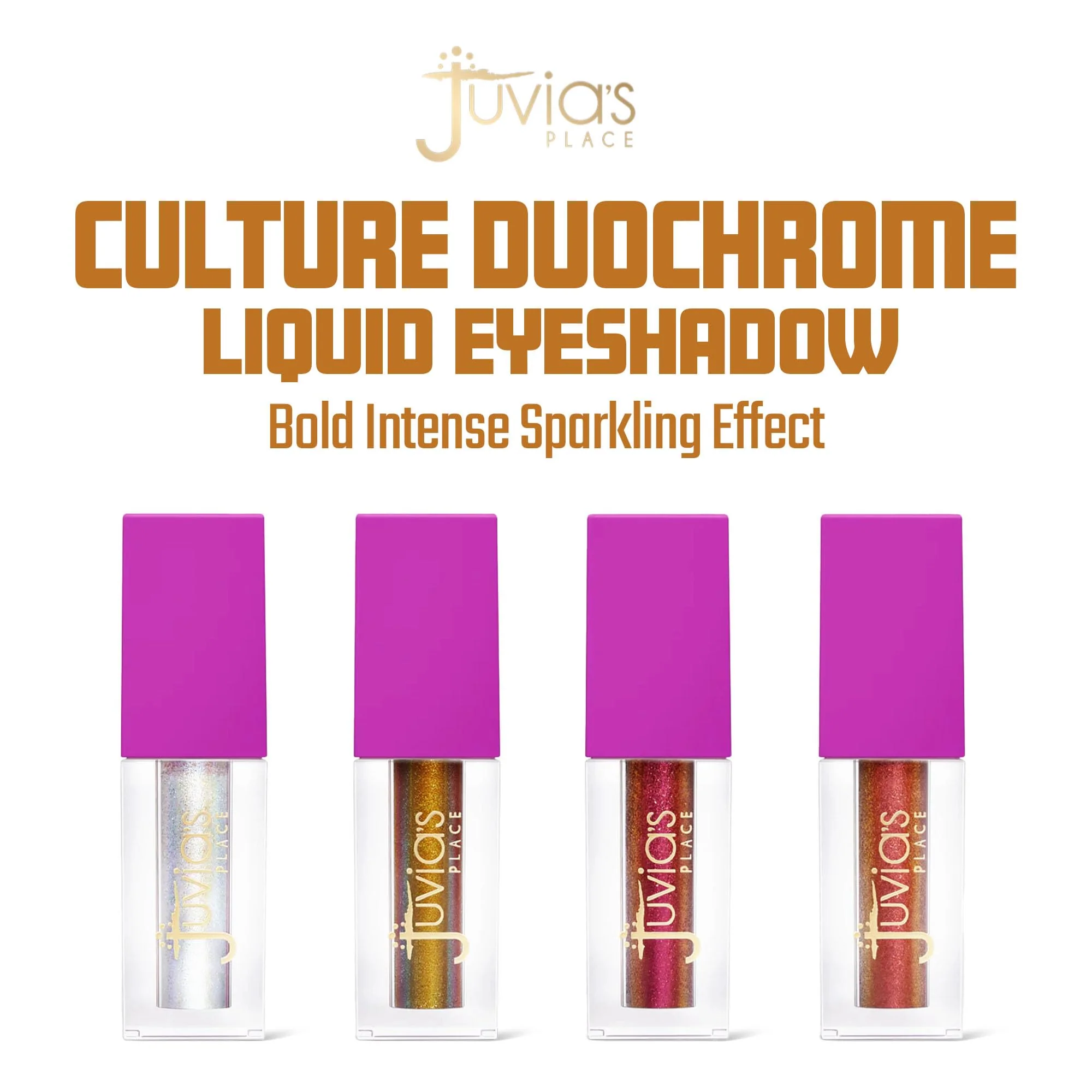 Juvia's Place Duochrome Liquid Eyeshadow, AfroChella, Iridescent Pink to Yellow, 2ml, Day, Night, Long Lasting, Cruelty Free, Vegan - Image 9