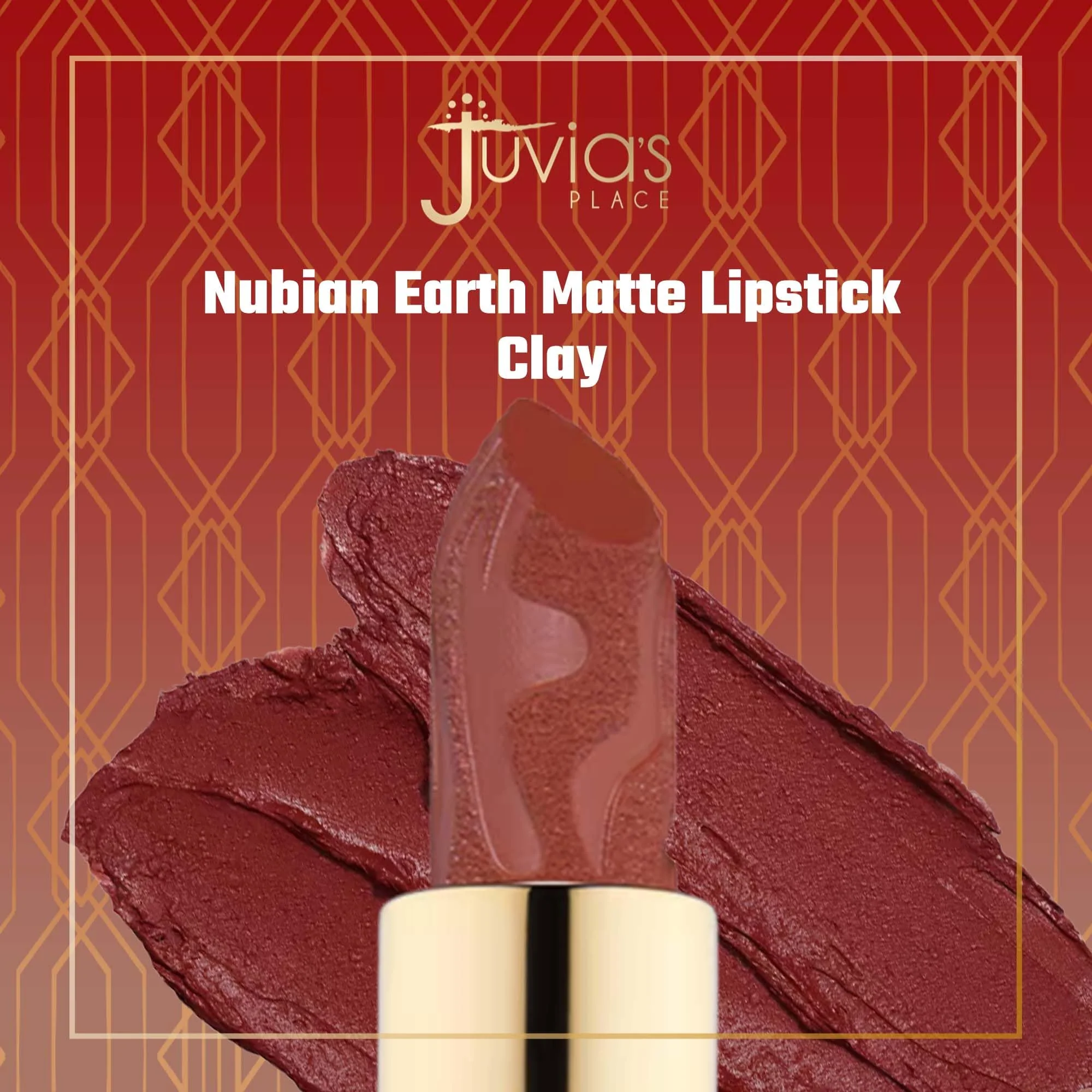 Juvia's Place Nubian Earth Matte Lipstick Clay - Hydrating Long-lasting Lipstick, Richly Pigmented Lip Makeup, Creamy with Matte Finish Beauty & Lip Care Product - Image 7