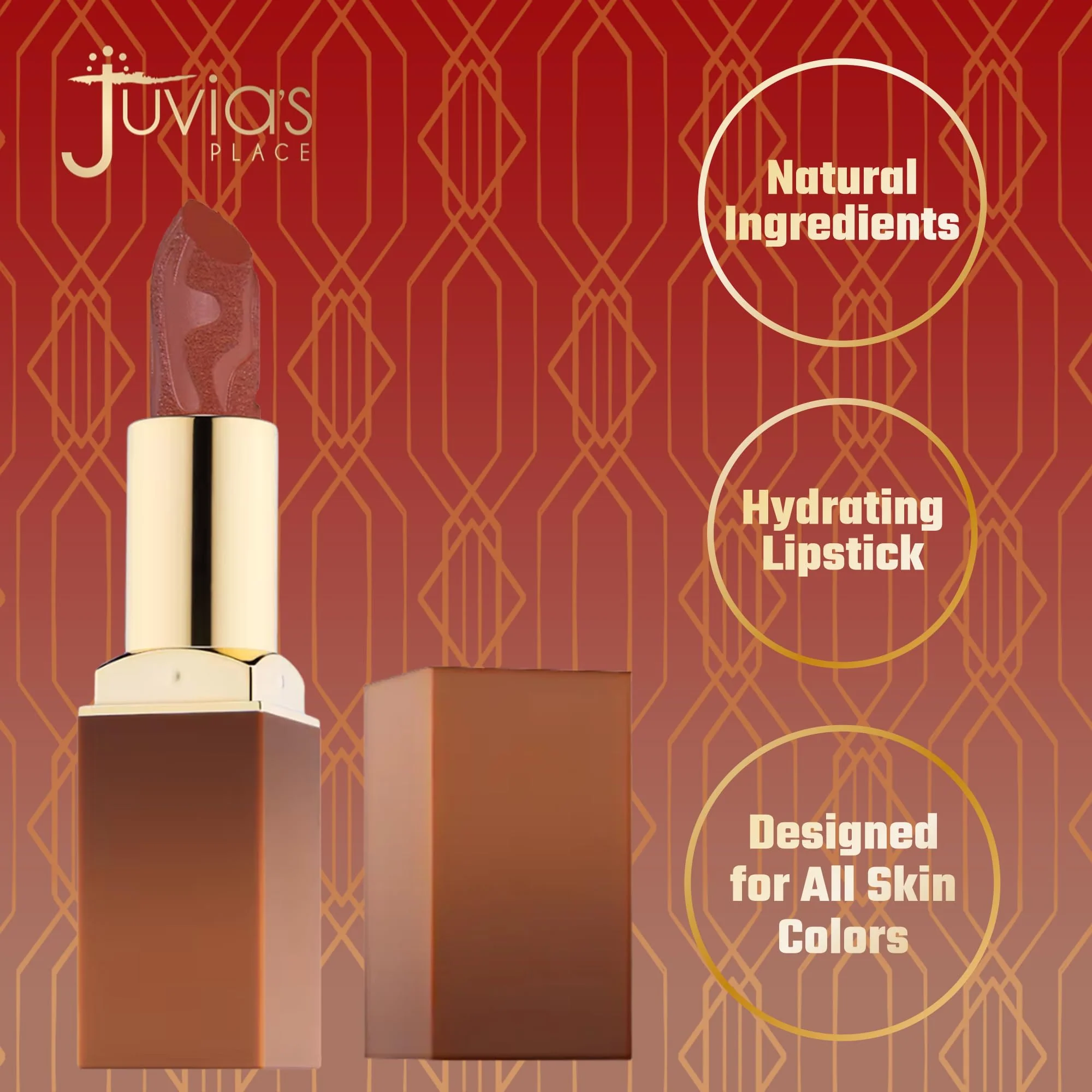 Juvia's Place Nubian Earth Matte Lipstick Clay - Hydrating Long-lasting Lipstick, Richly Pigmented Lip Makeup, Creamy with Matte Finish Beauty & Lip Care Product - Image 9