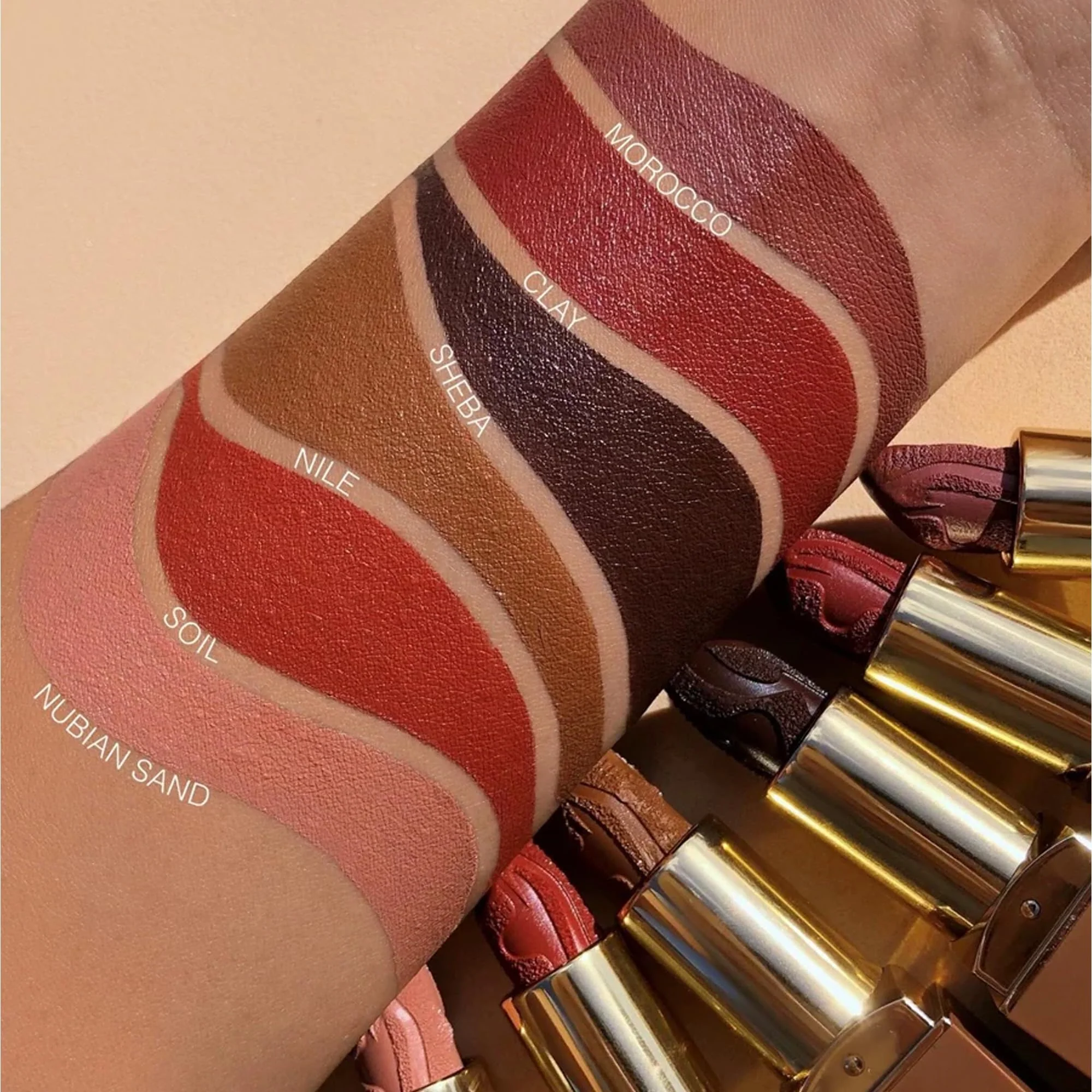 Juvia's Place Nubian Earth Matte Lipstick Sheeba - Hydrating Long-lasting Lipstick, Richly Pigmented Lip Makeup, Creamy with Matte Finish Beauty & Lip Care Product - Image 3