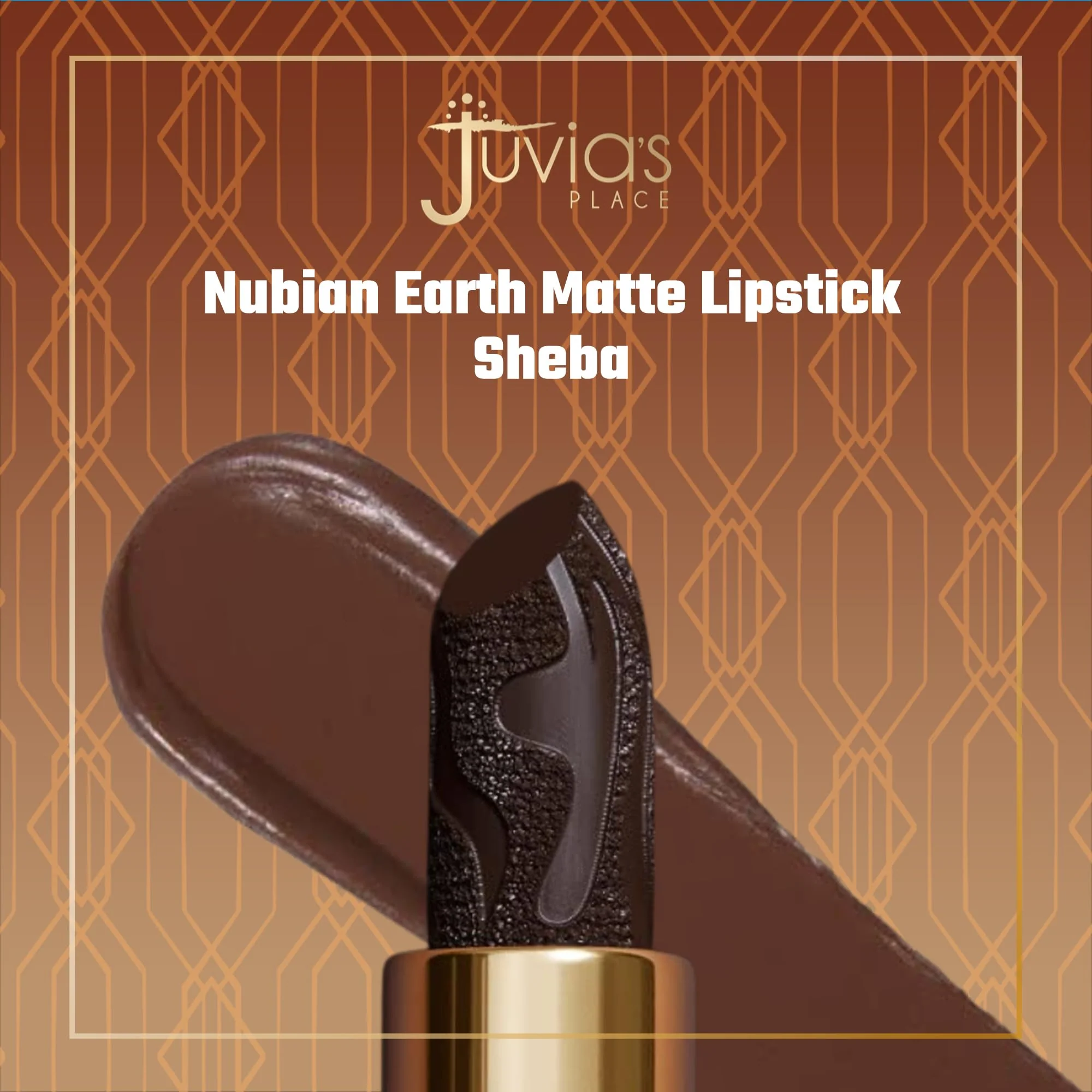 Juvia's Place Nubian Earth Matte Lipstick Sheeba - Hydrating Long-lasting Lipstick, Richly Pigmented Lip Makeup, Creamy with Matte Finish Beauty & Lip Care Product - Image 6