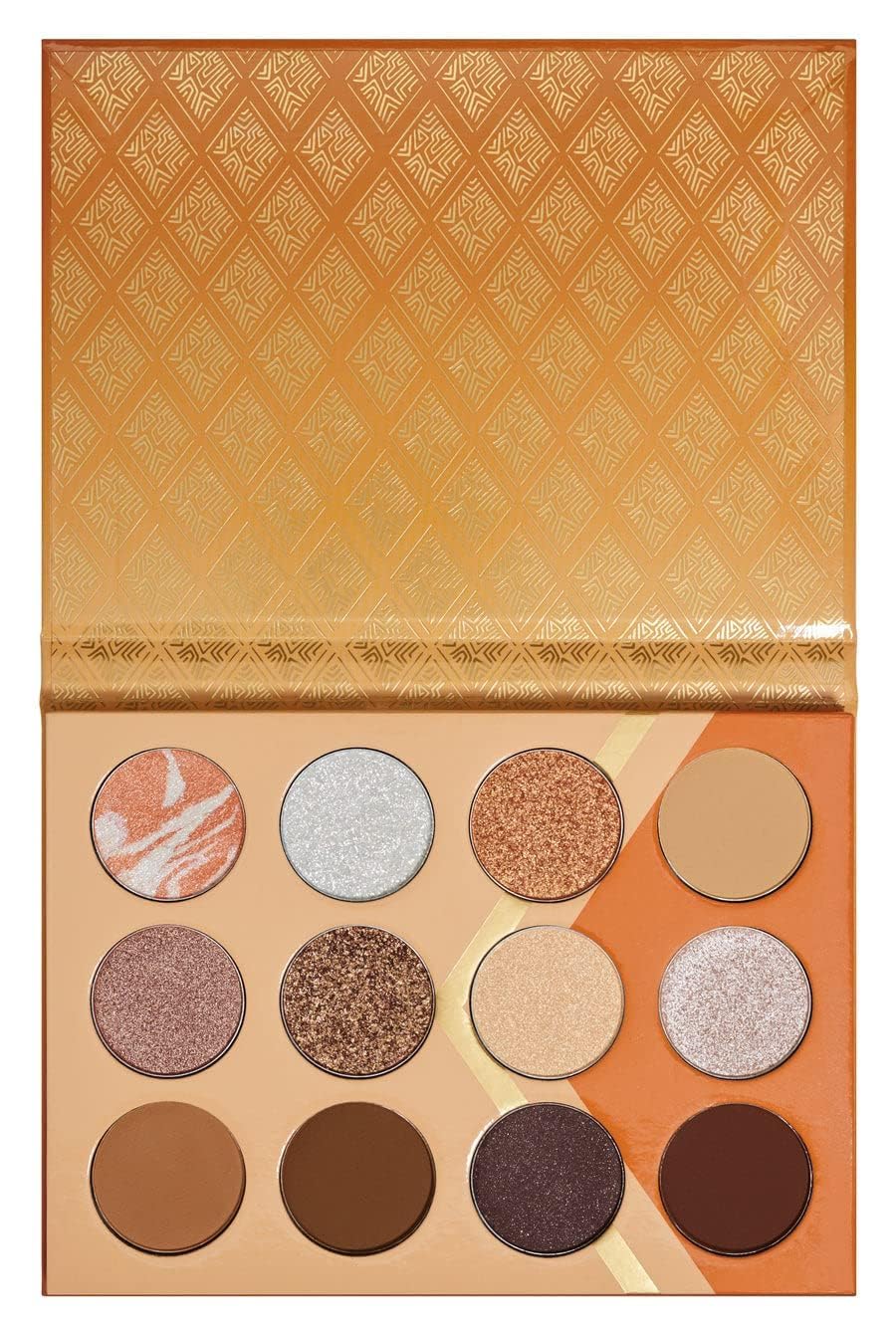 Juvia's Place Nubian Earth Palette - Browns, and Tans - Matte and Shimmer Pressed Pigments - Flattering for All Skin Tones - Shine Brown, White, Brown Palette - Image 7